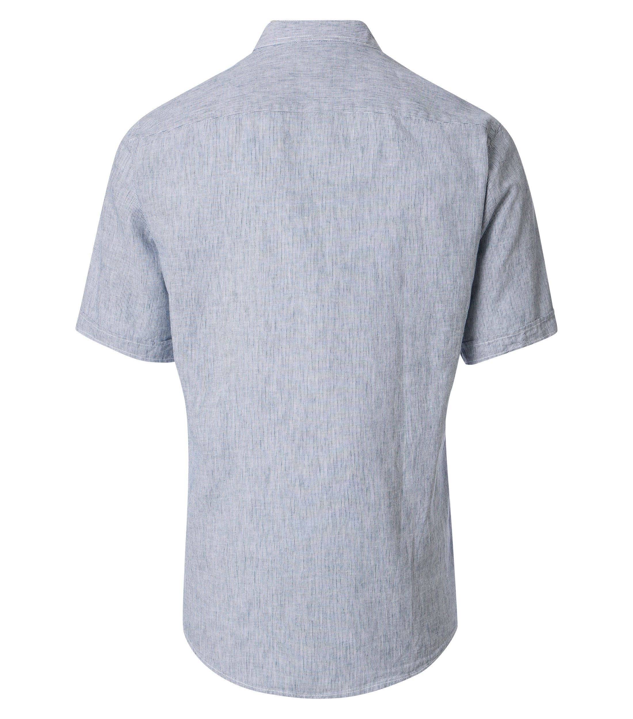 CASAMODA Kurzarmhemd "CASAMODA Leinenhemd Kurzarm uni" günstig online kaufen