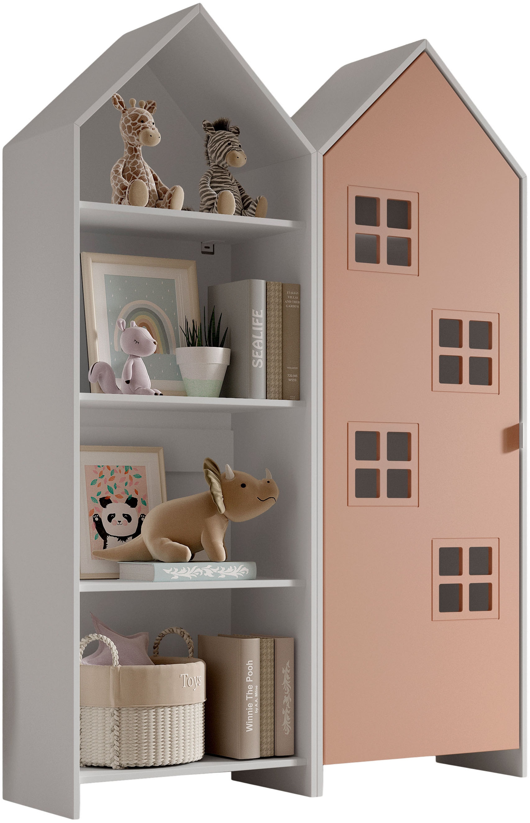 Vipack Kleiderschrank "Set Casami Bruges in trendigem Design, 1 Regal u. 1 günstig online kaufen