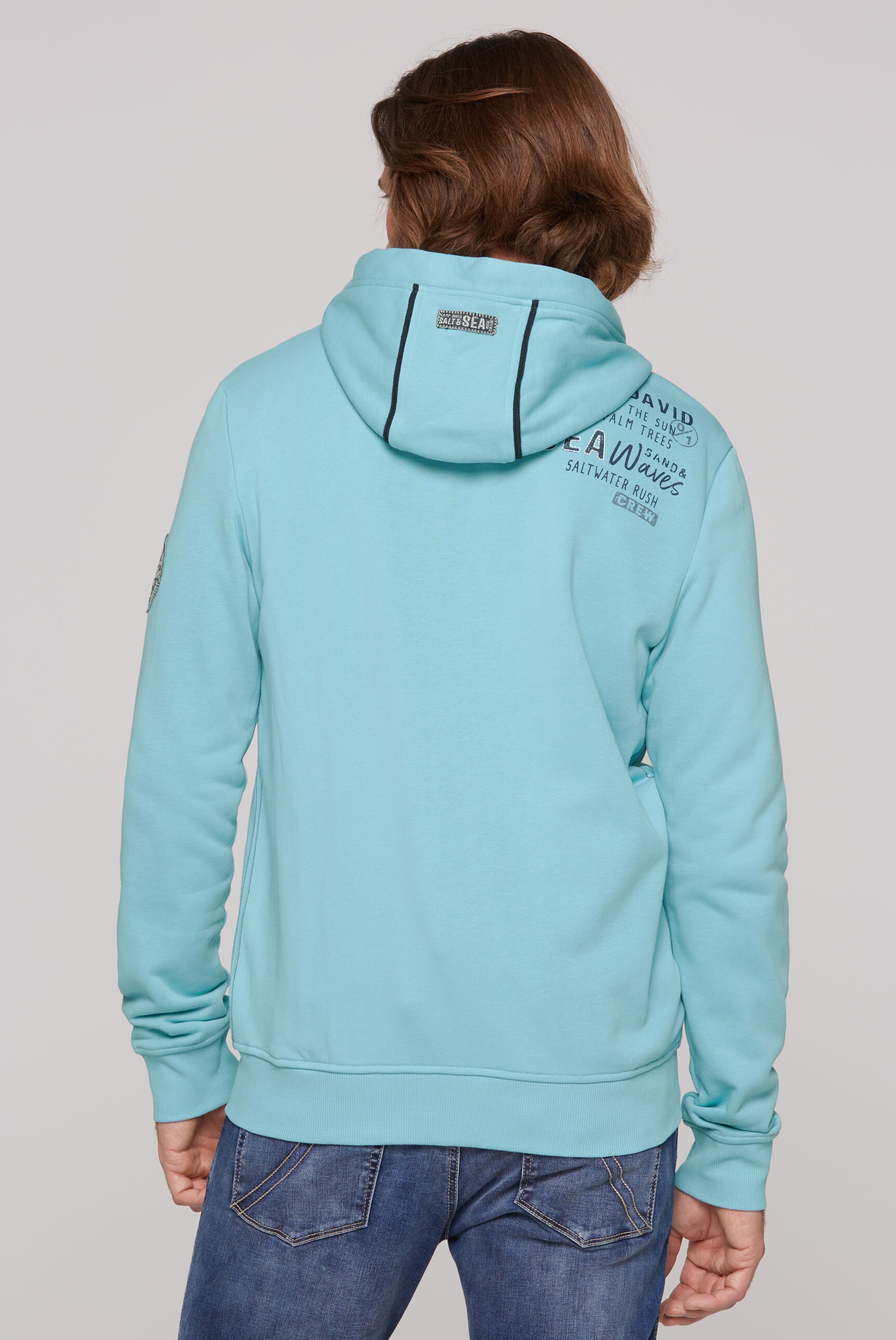 CAMP DAVID Kapuzensweatjacke, mit Baumwolle