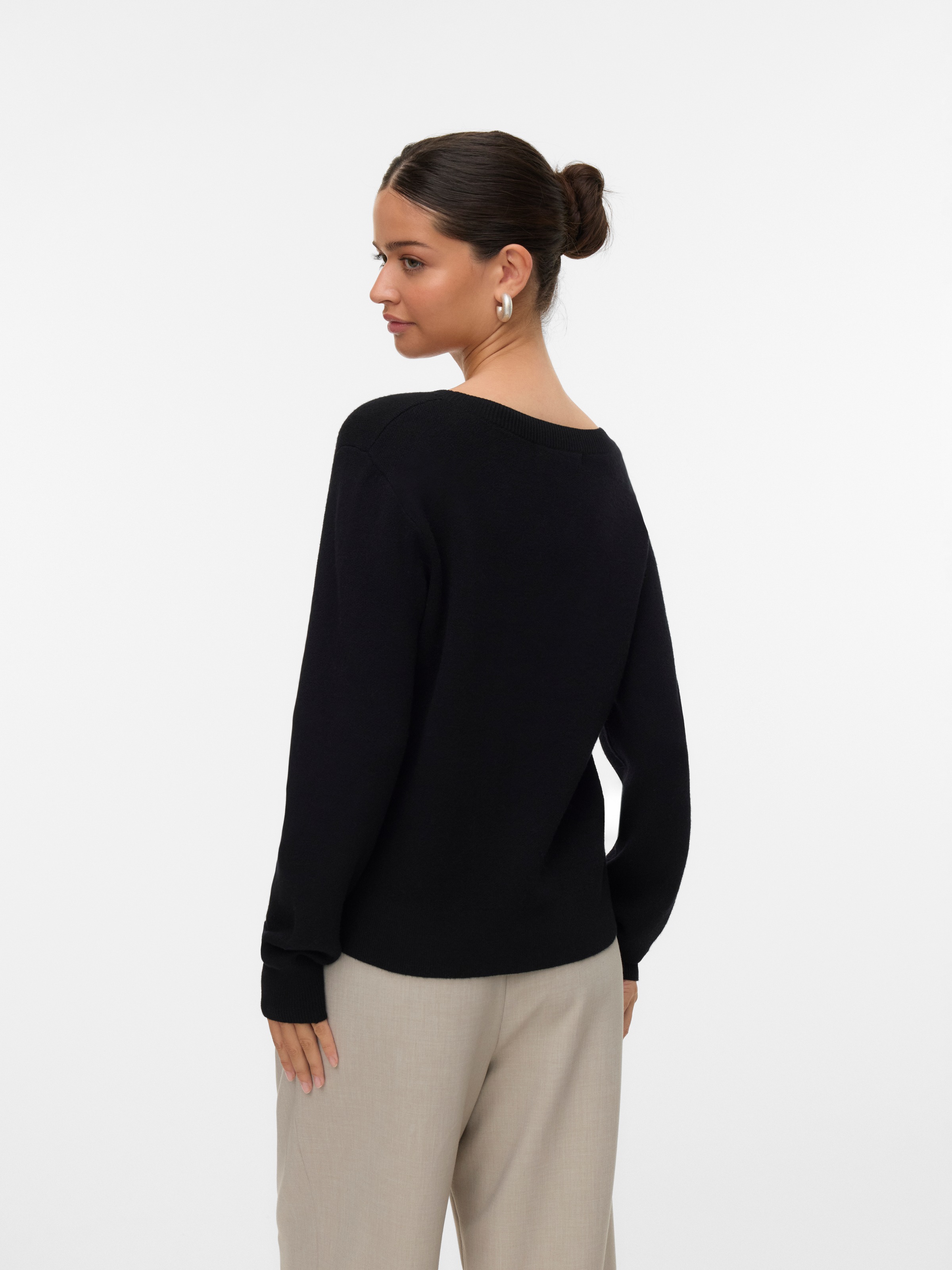 Vero Moda Strickjacke "VMNANCY LS V-NECK CARDIGAN BOO" günstig online kaufen