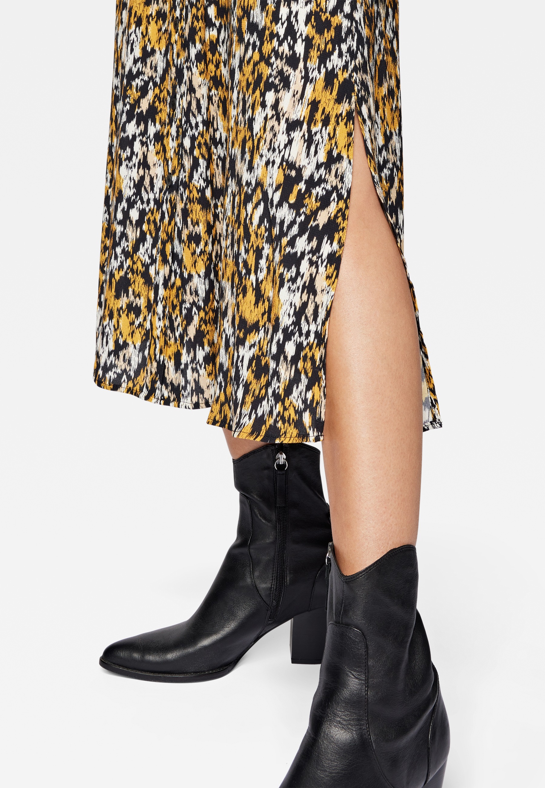 Mavi Maxikleid »PRINTED LONG DRESS«, Kleid mit Muster
