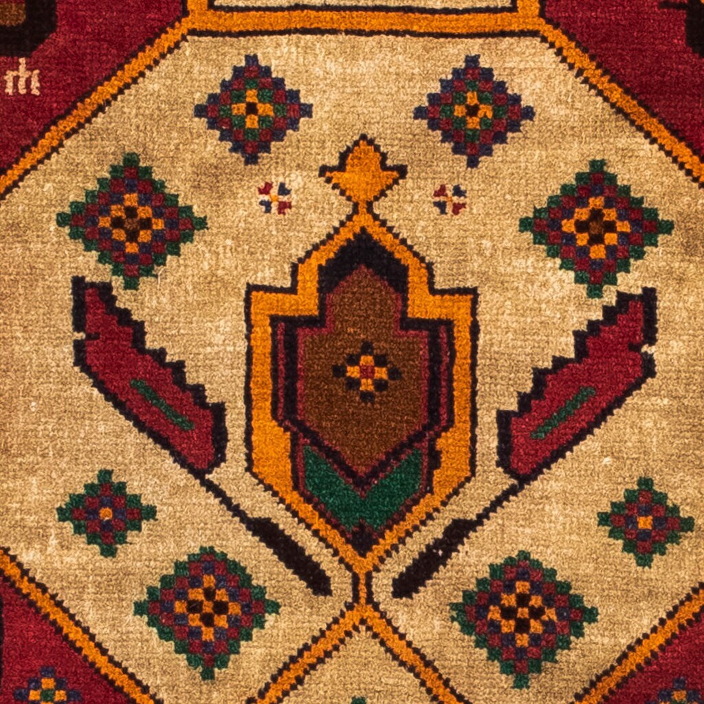 morgenland Orientteppich »Belutsch - 143 x 88 cm - dunkelrot«, rechteckig