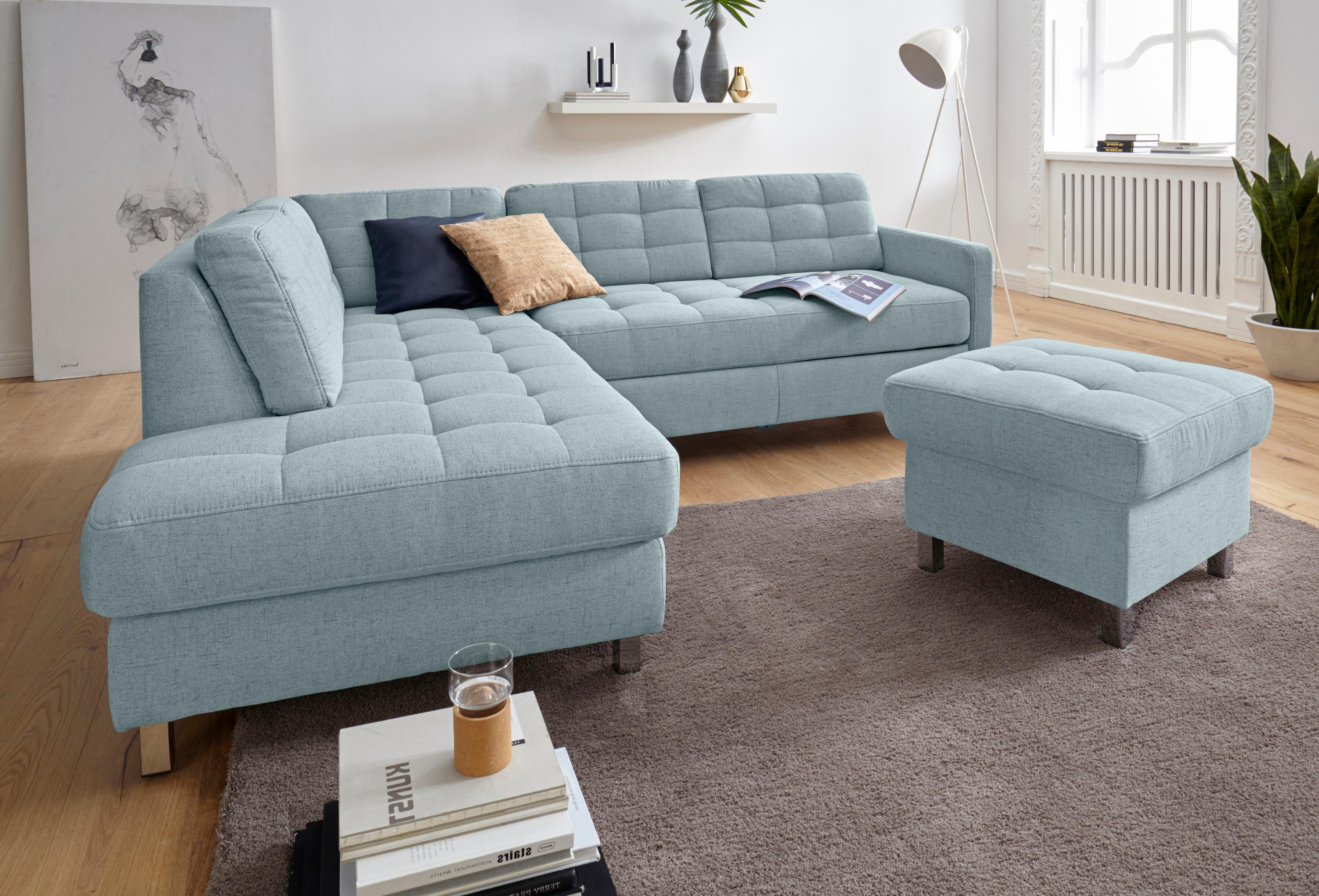 sit&more Ecksofa "Picasso L-Form" wahlweise mit Schlaffunktion und Bettkasten