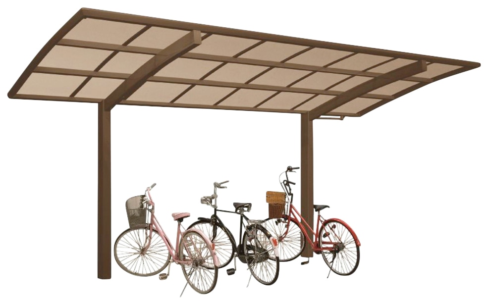 Ximax Einzelcarport "Portoforte Mini Typ 60 Sonderlänge-bronze", Aluminium, 185 cm, bronze, Aluminium