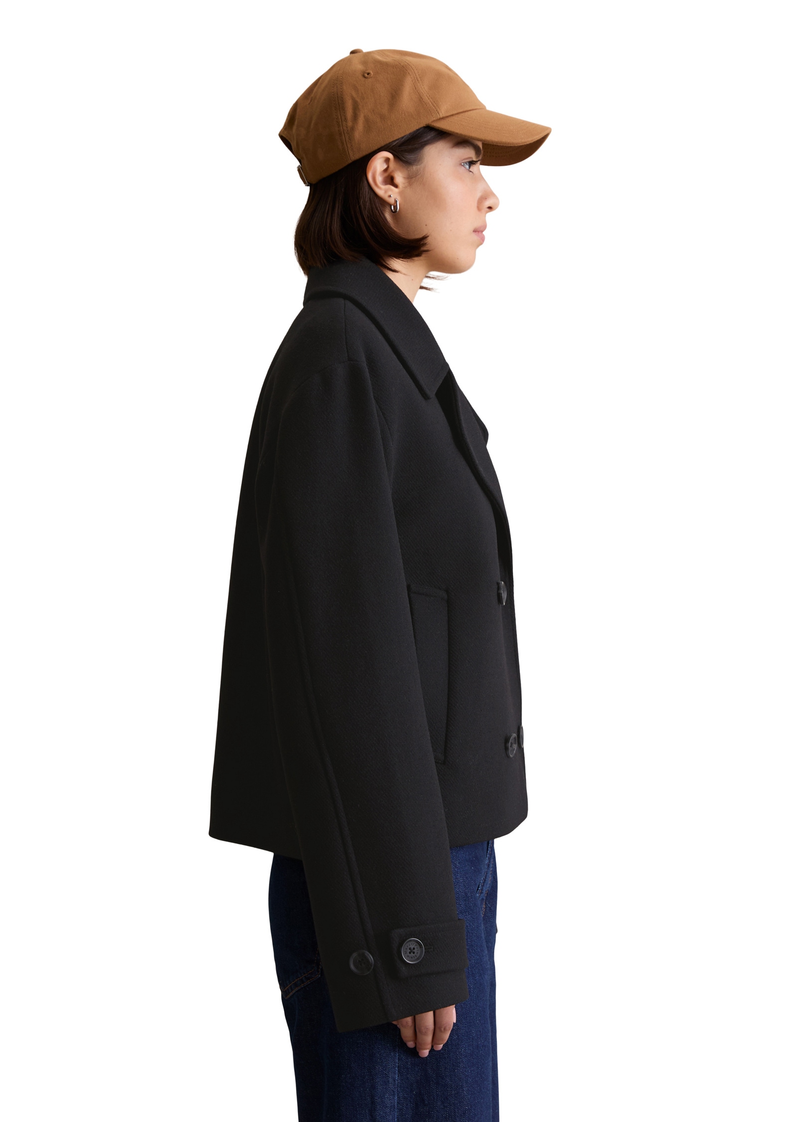 Marc O'Polo DENIM Outdoorjacke »mit recycelter Wolle«