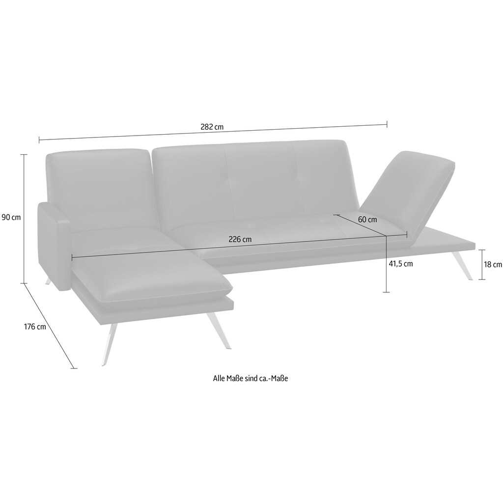 machalke® Ecksofa »wings«