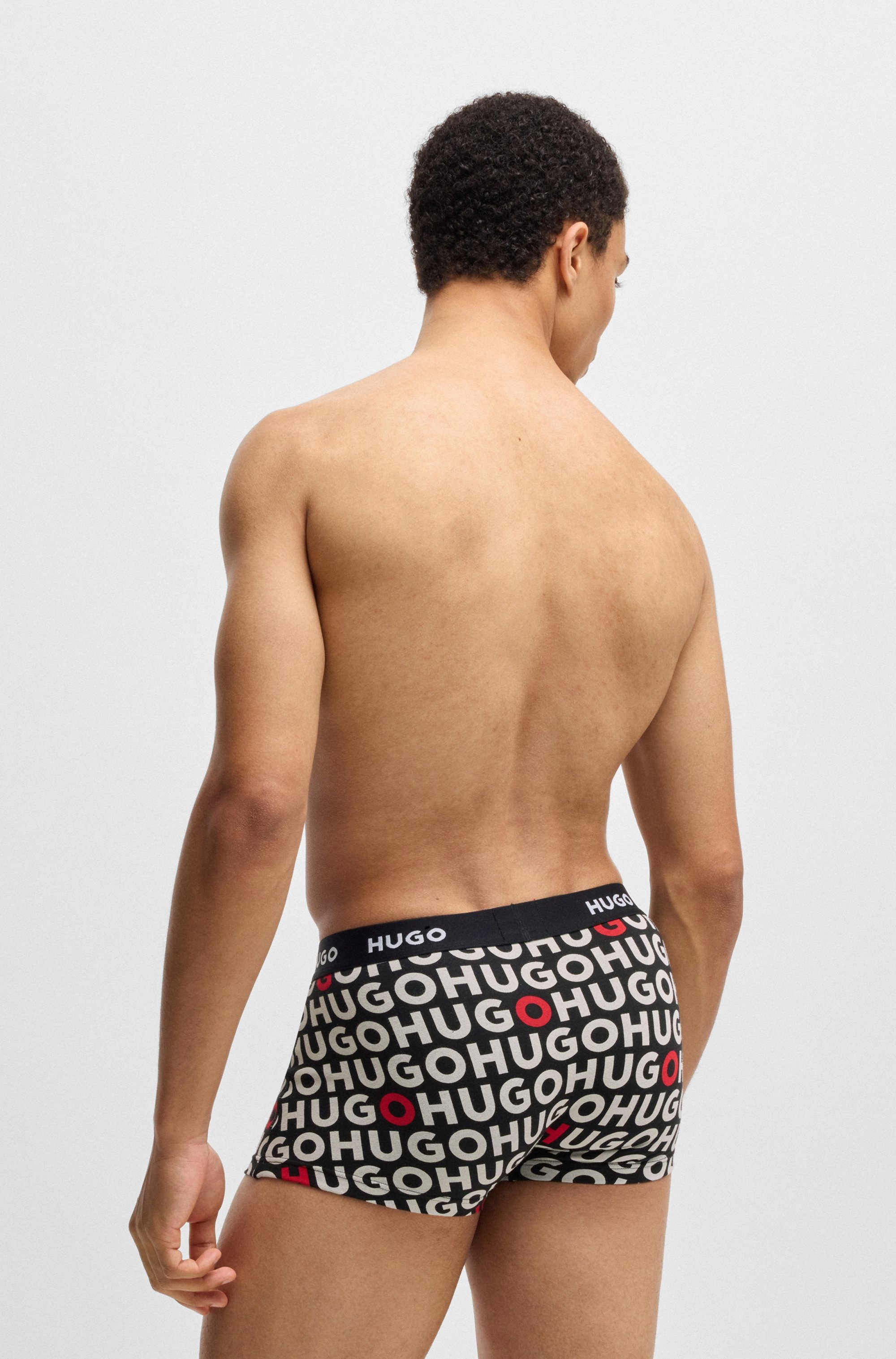 HUGO Underwear Trunk »TRUNK TRIPLET DESIGN«, (Packung, 3 St.), mit Logobund