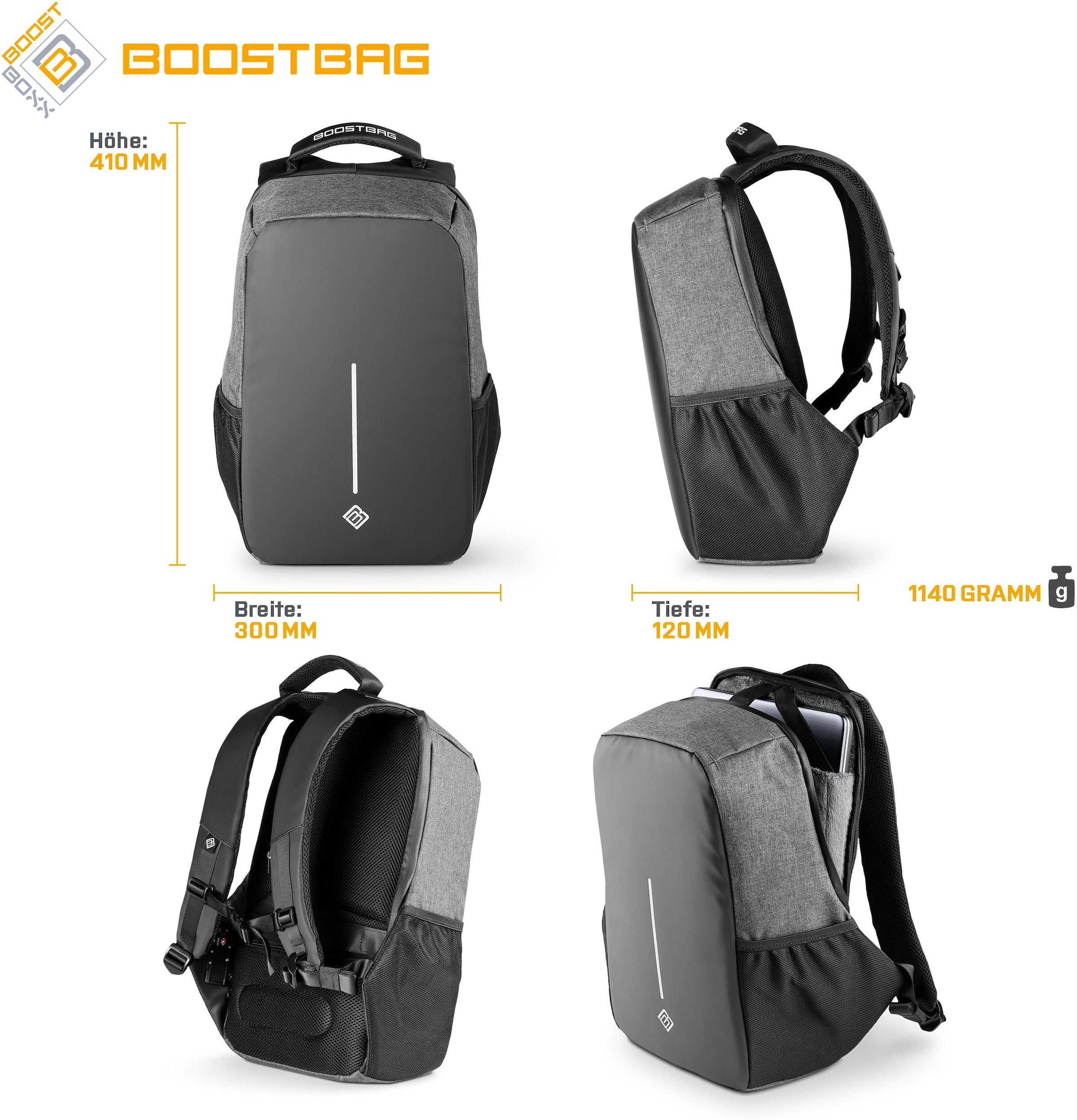 BoostBoxx Laptoprucksack »Boostbag Anti Theft«