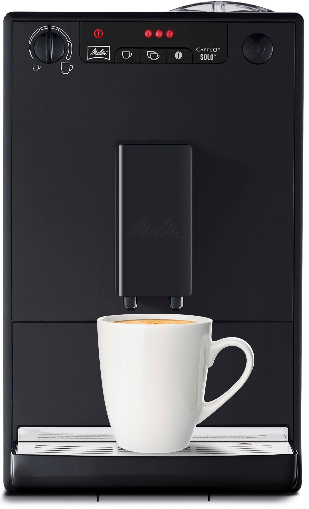 Melitta Kaffeevollautomat »Solo® Breite 20 bei pure aromatischer cm E950-322, Kaffee nur Espresso | BAUR & black«