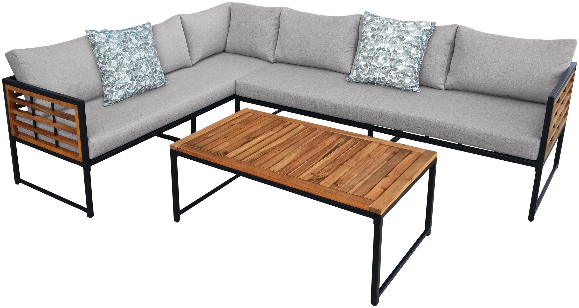 KONIFERA Gartenlounge-Set "Lamia" Set, 2x3er Sofa, 1x Tisch 110x60x42cm, in günstig online kaufen