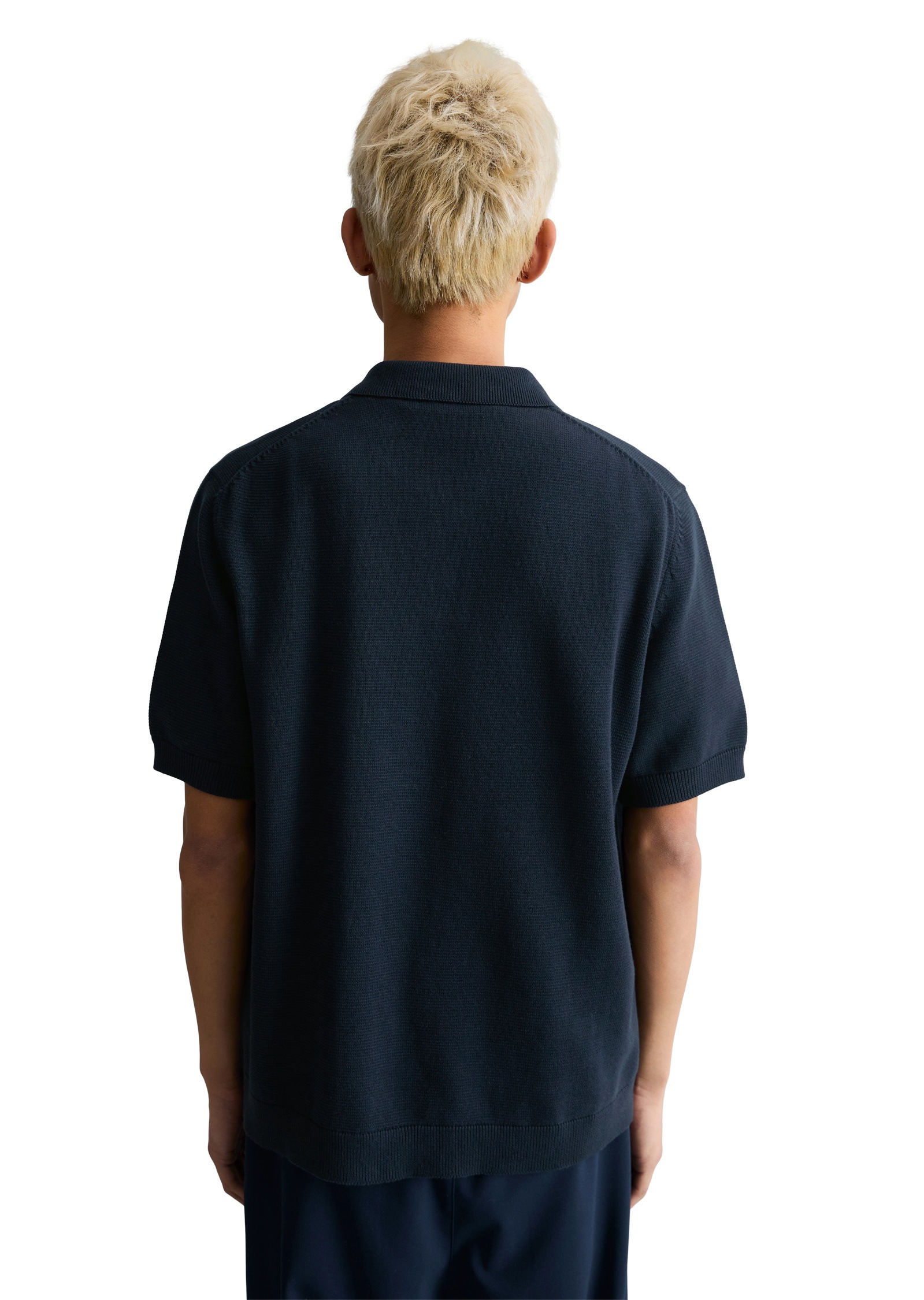 Thumbnail - Marc OPolo DENIM Poloshirt "mit feiner Rippstruktur"