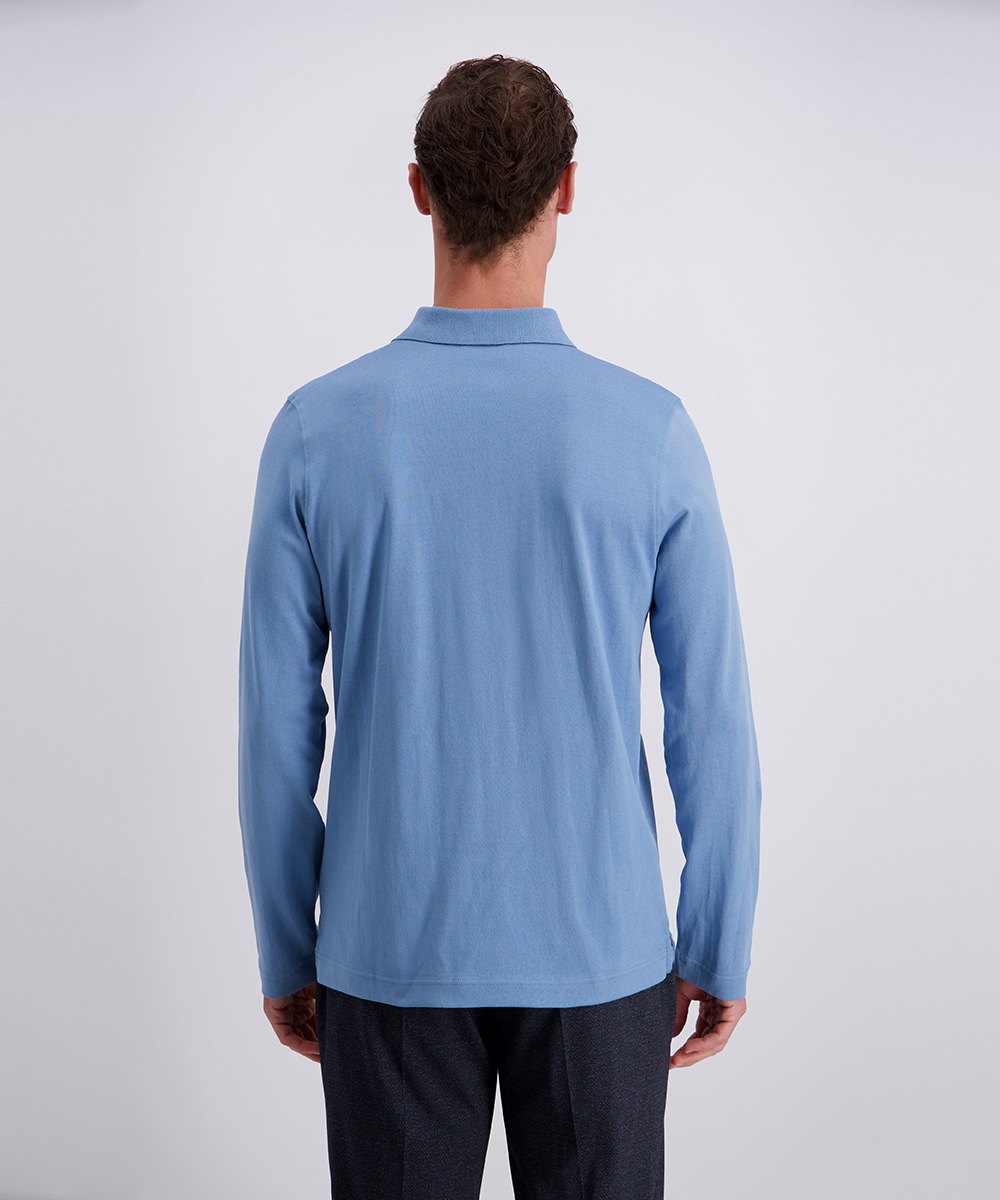 Pierre Cardin Langarm-Poloshirt in 2-Knopf-Form
