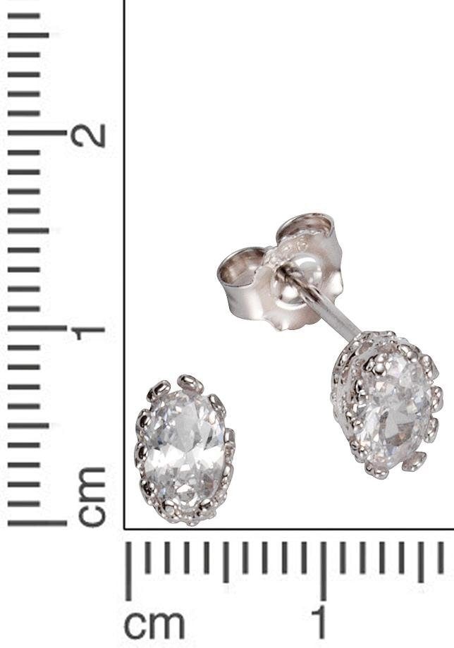 Firetti Paar Ohrstecker »Schmuck Geschenk Silber 925 Ohrschmuck«, mit Zirkonia (synth.)