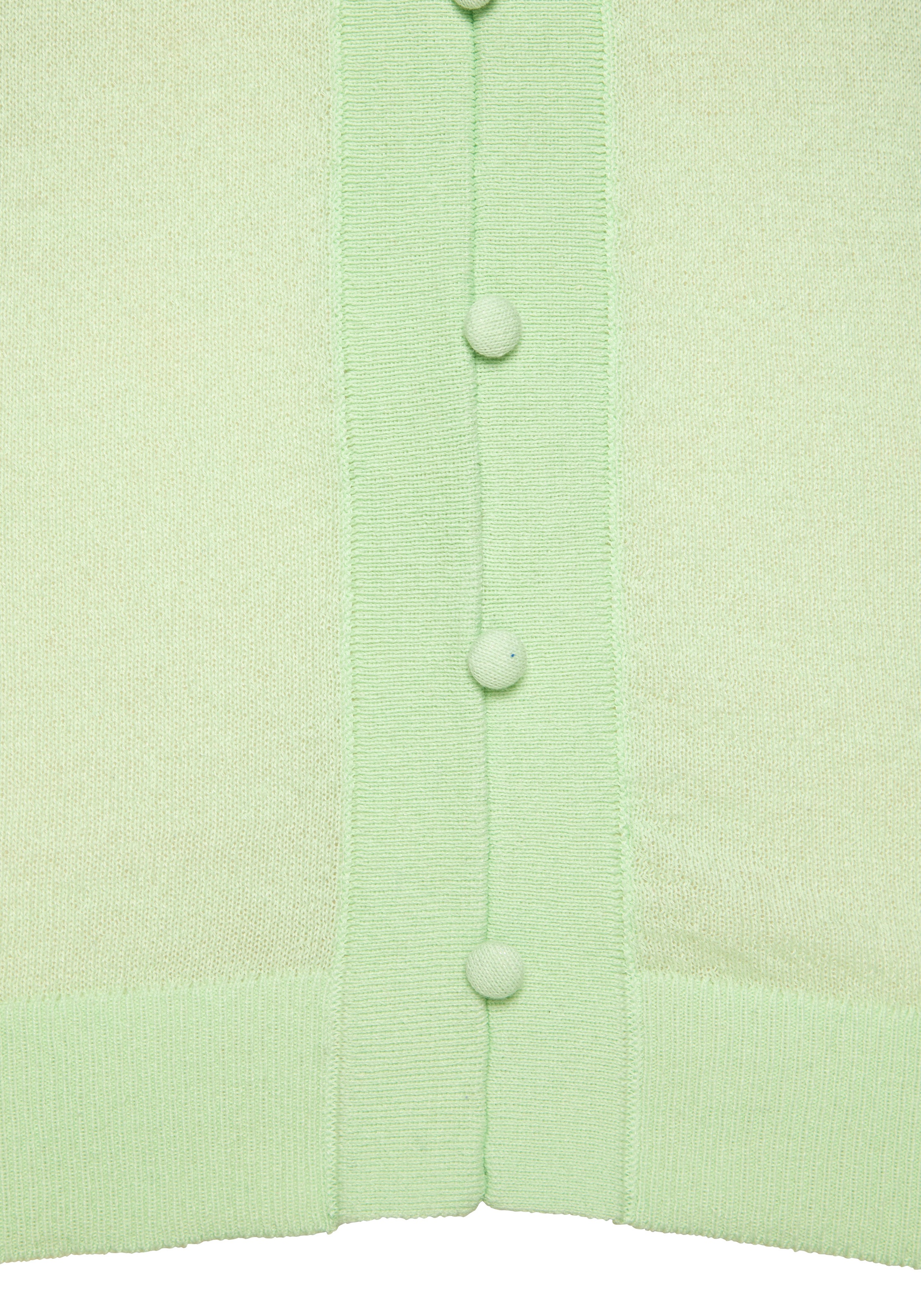 Vivance Stricktop »mit Zierknopfleiste«, aus weicher Strickqualität mit Baumwolle