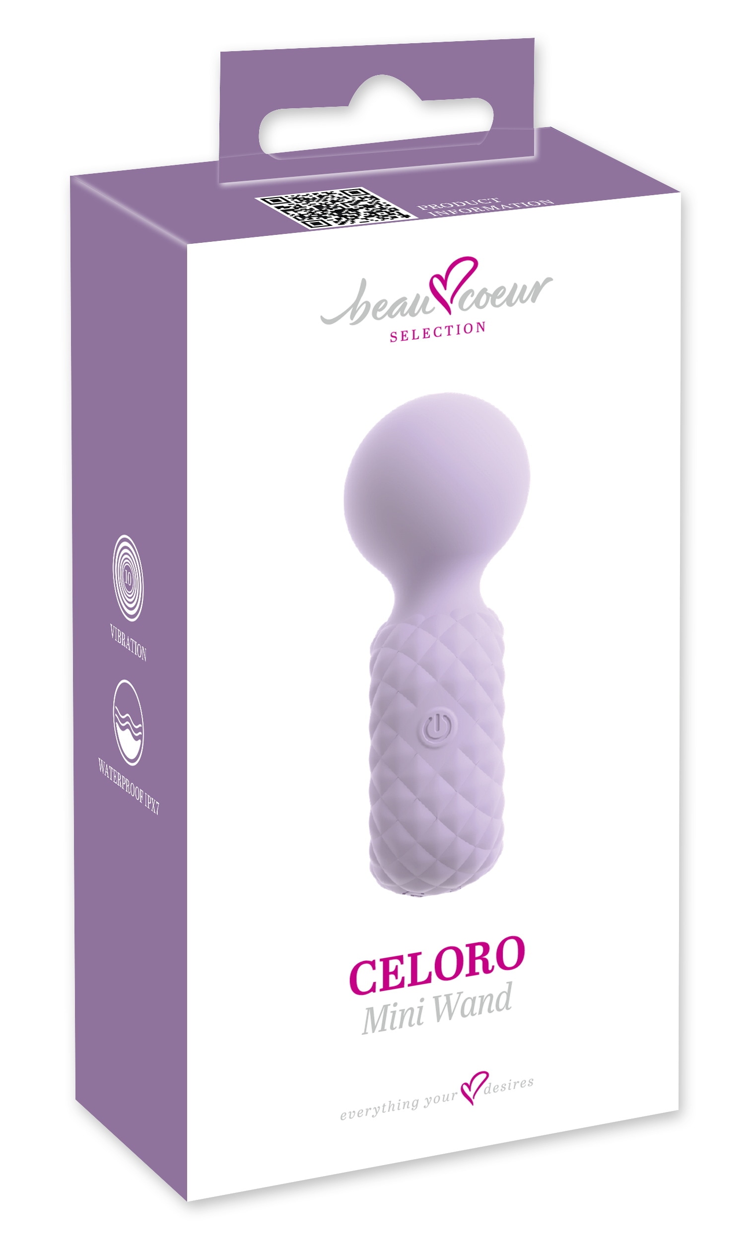 Beau Coeur Vibrator »Mini-Massagestab CELORO Mini Wand«