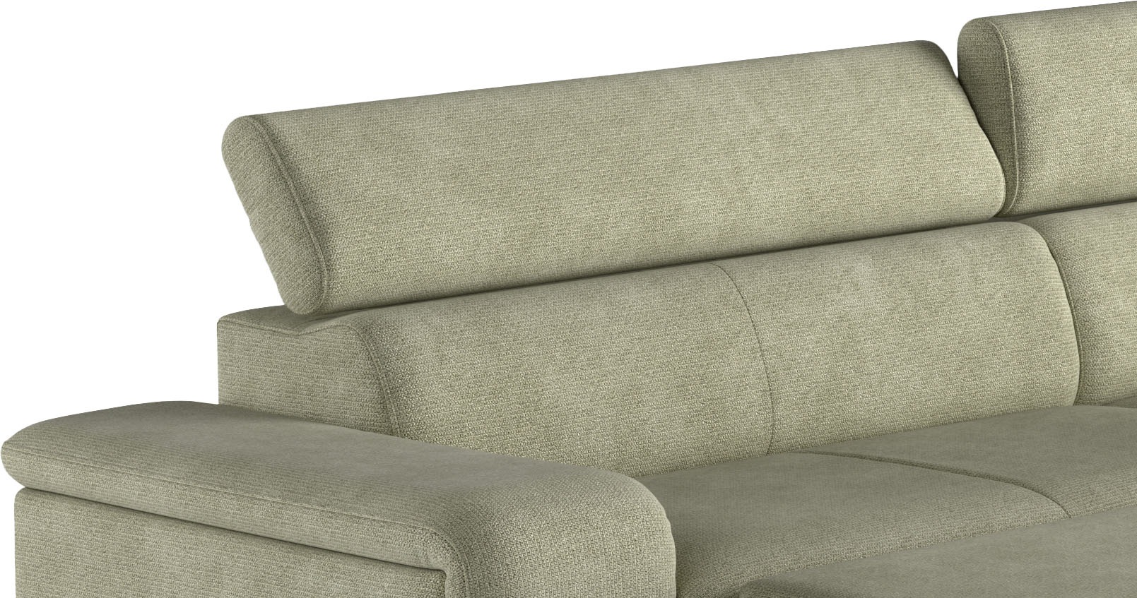 COTTA Ecksofa »Emma L-Form«, mit Kopfteilverstellung, wahlweise mit Bettfunktion & Bettkasten