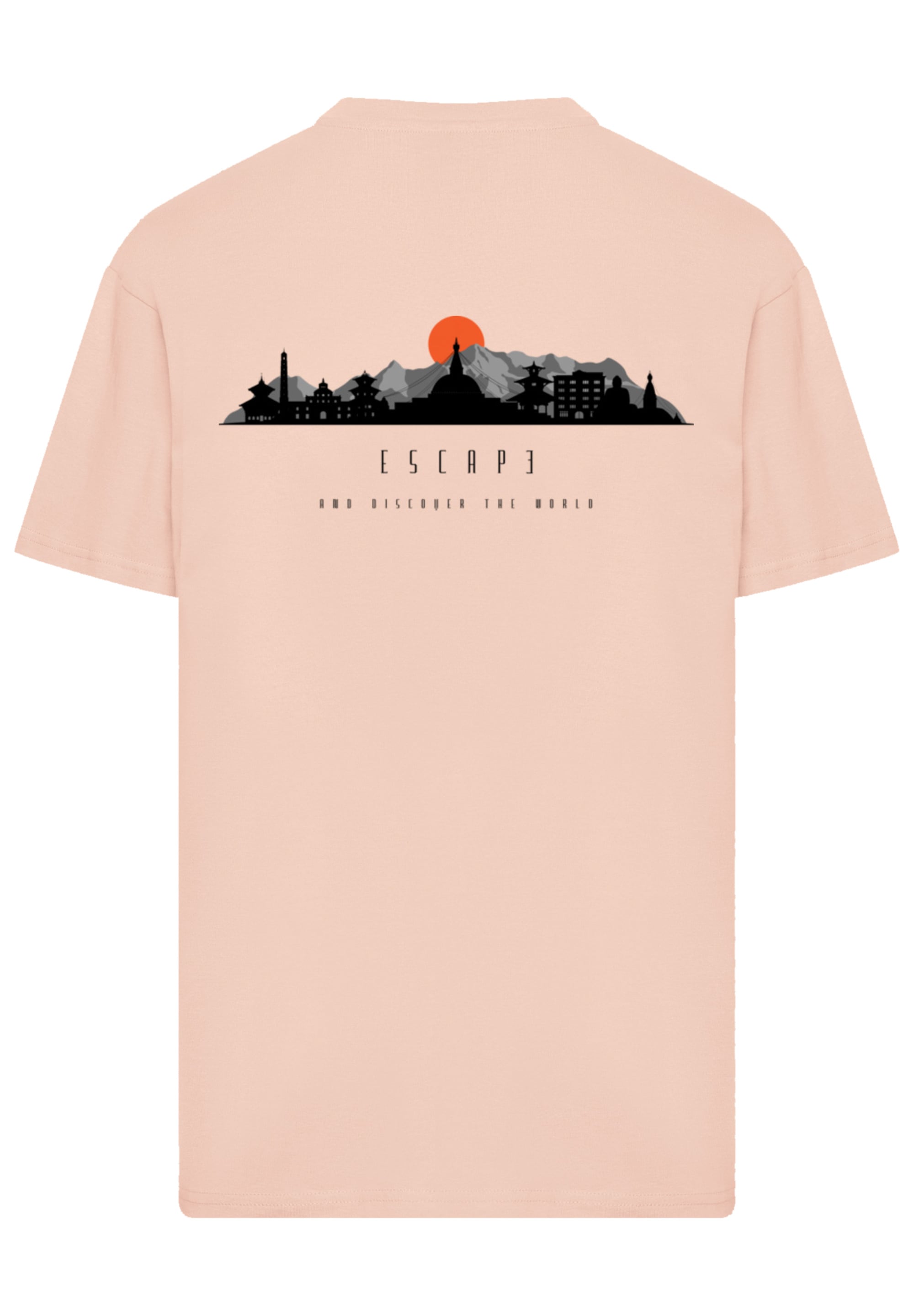 F4NT4STIC T-Shirt »Oversize Escape Discover the World Asian Town«, Premium Qualität, ESCAPE Collection