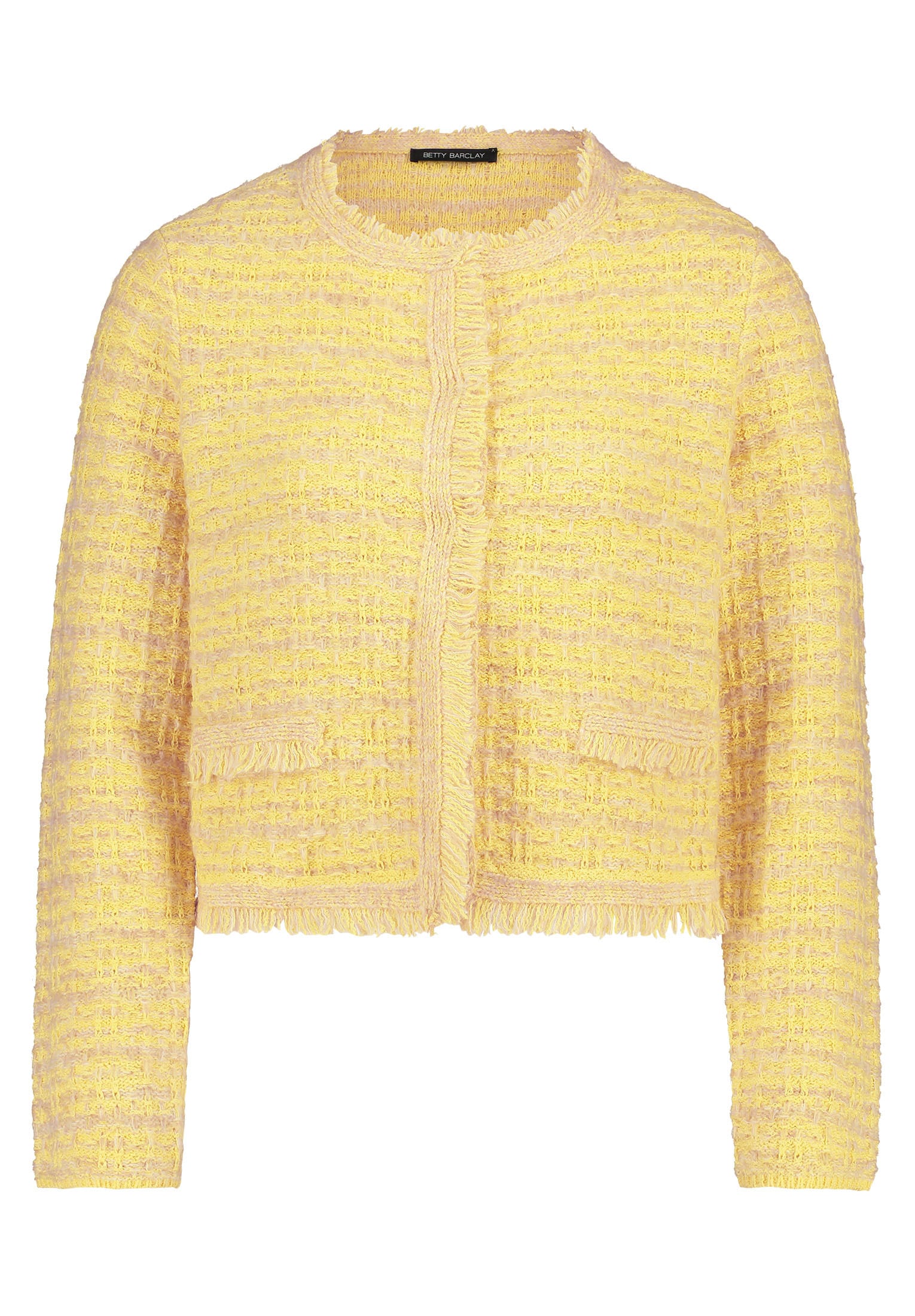 Betty Barclay Strickjacke »Betty Barclay Strick-Cardigan mit Fransen«, Taschen