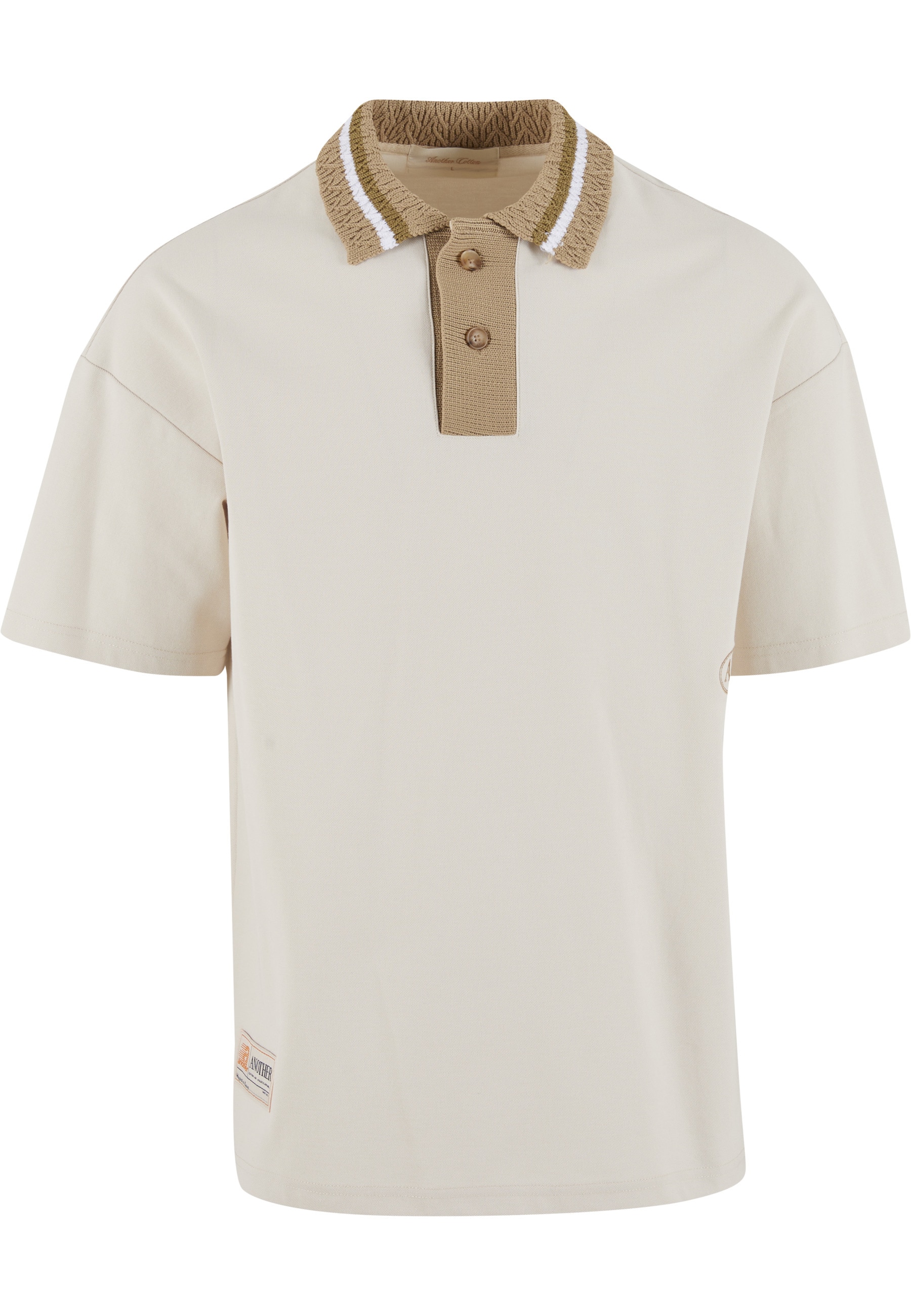 Another Cotton Lab Poloshirt "Another Cotton Lab ACL Knit Collar Oversized Polo" 1