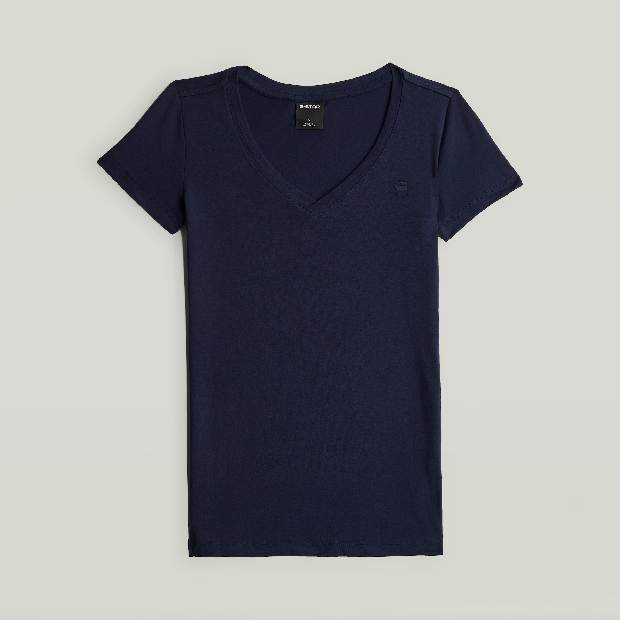 G-STAR T-Shirt »Base v t wmn cap sl« aus Stretch-Baumwolle, V-Ausschnitt