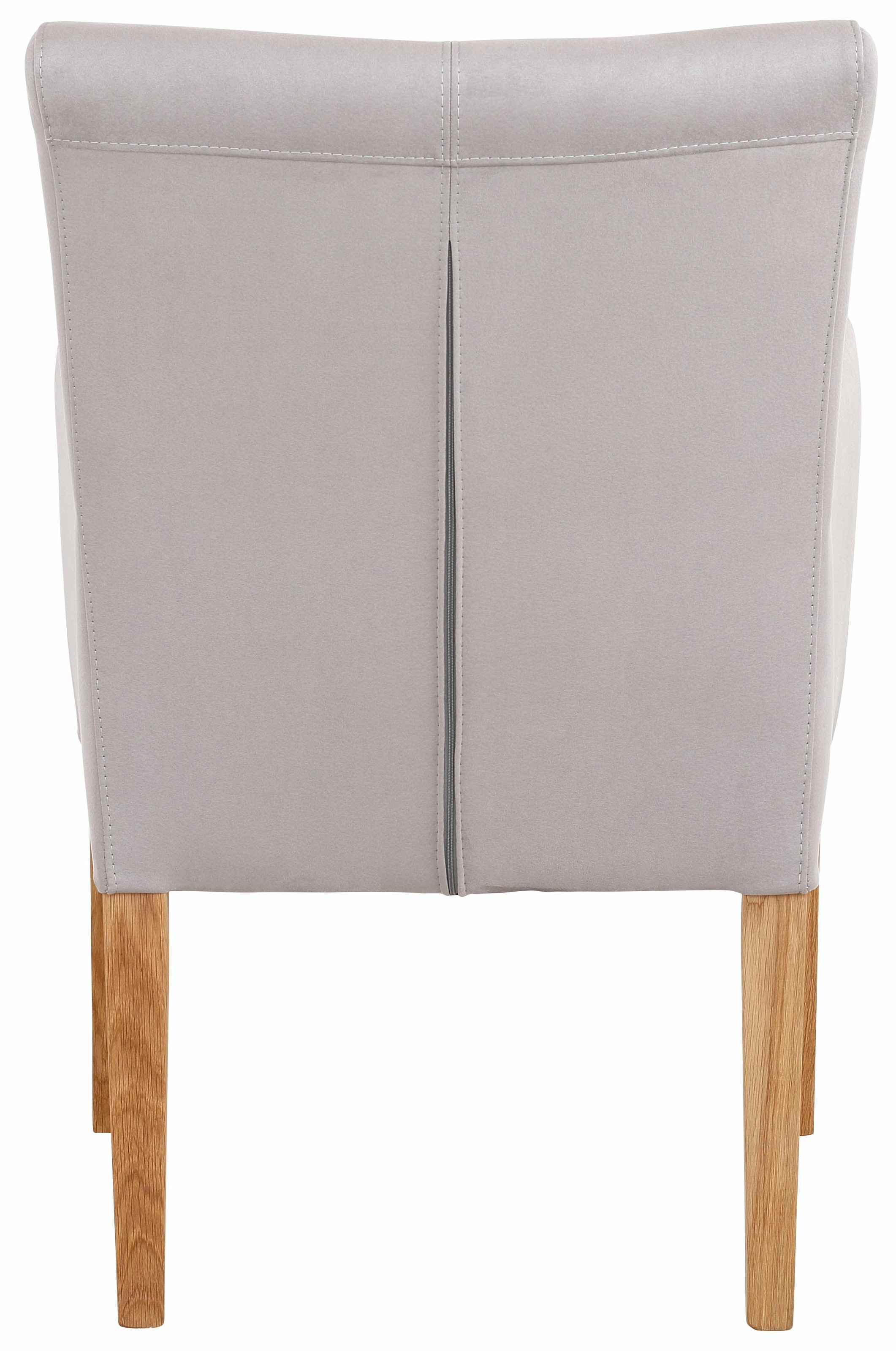 Home affaire Armlehnstuhl »King BESTSELLER!«, Luxus-Microfaser, Esszimmerstuhl mit bequemer Polsterung, Esszimmersessel mit Armlehnen