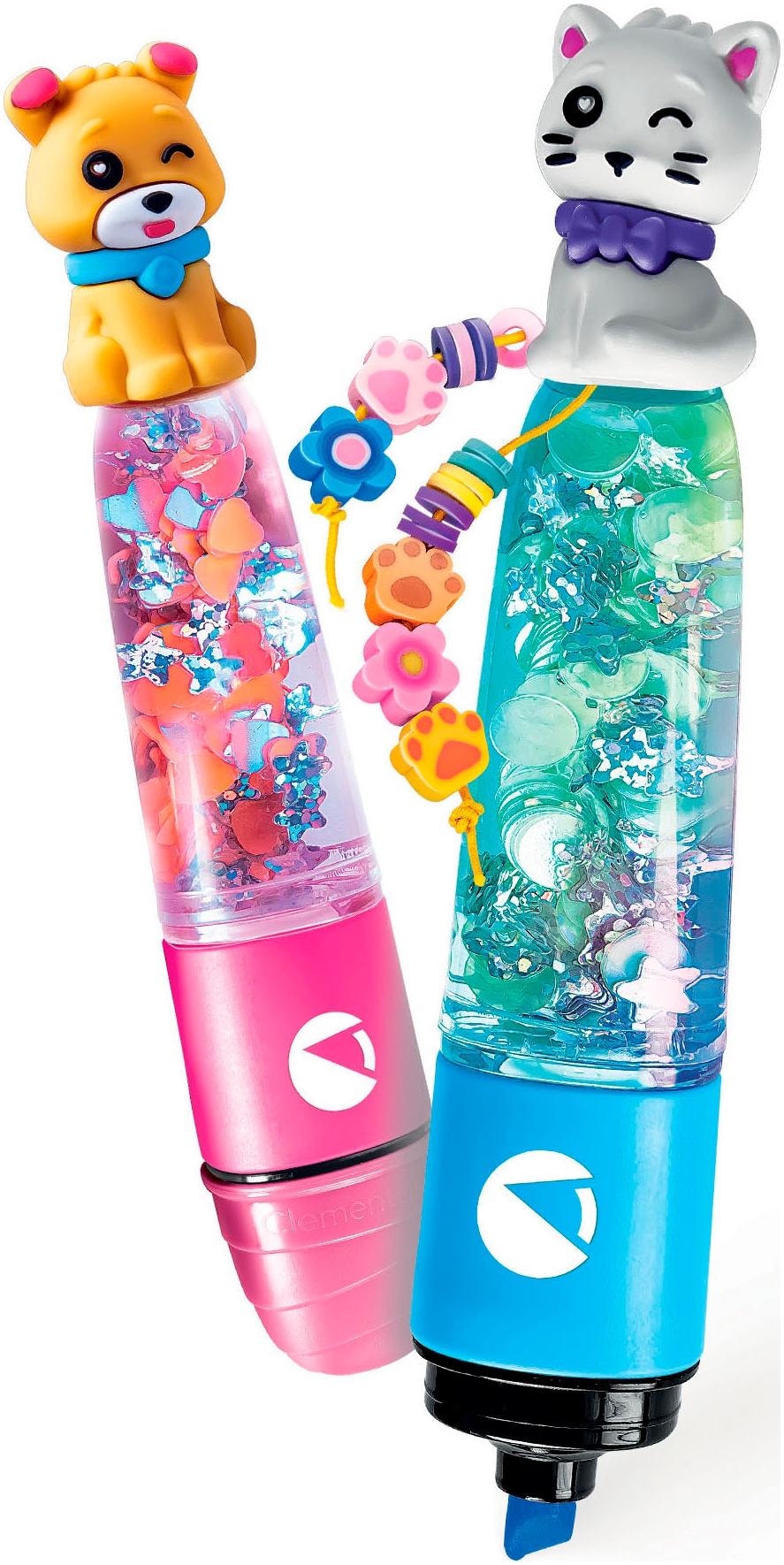Clementoni® Kreativset »Idea, Deine Textmarker-Kreationen - Süße Tierfreunde«