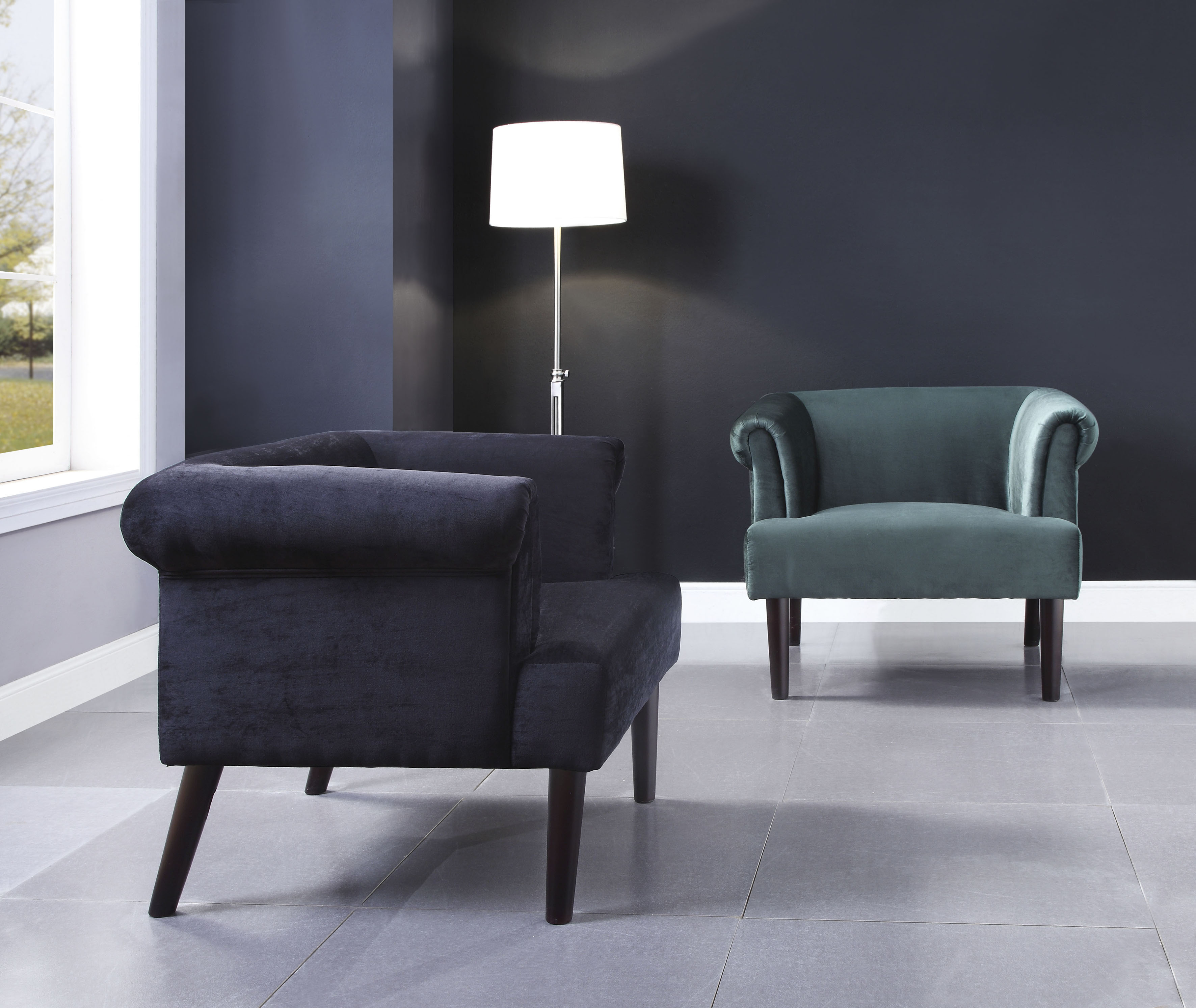 OTTO home Sessel "Charlie" Loungesessel mit Wellenunterfederung