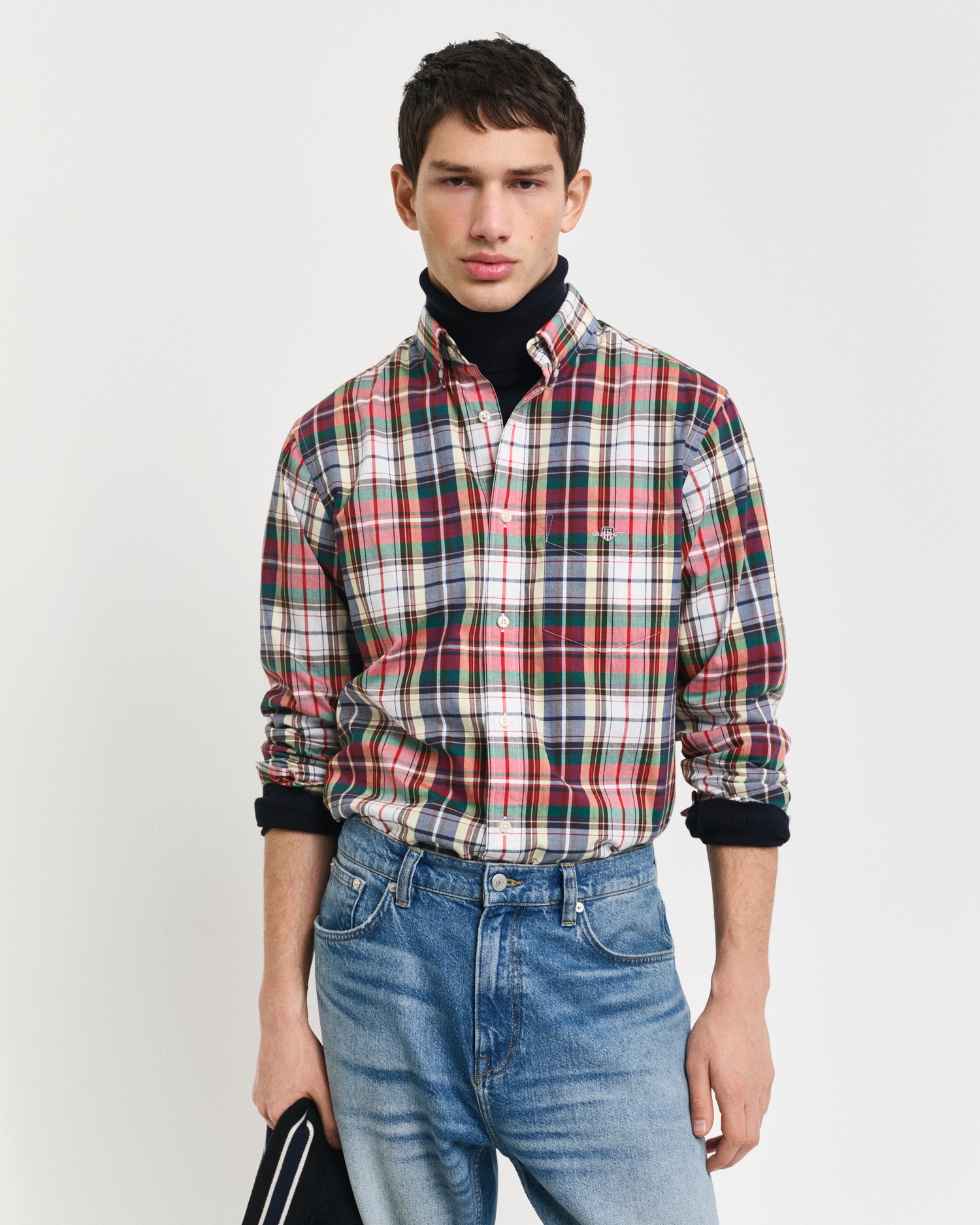 Gant "REG POPLIN TARTAN CHECK SHIRT" Regular Fit Popeline Hemd mit Tartan-Karomuster