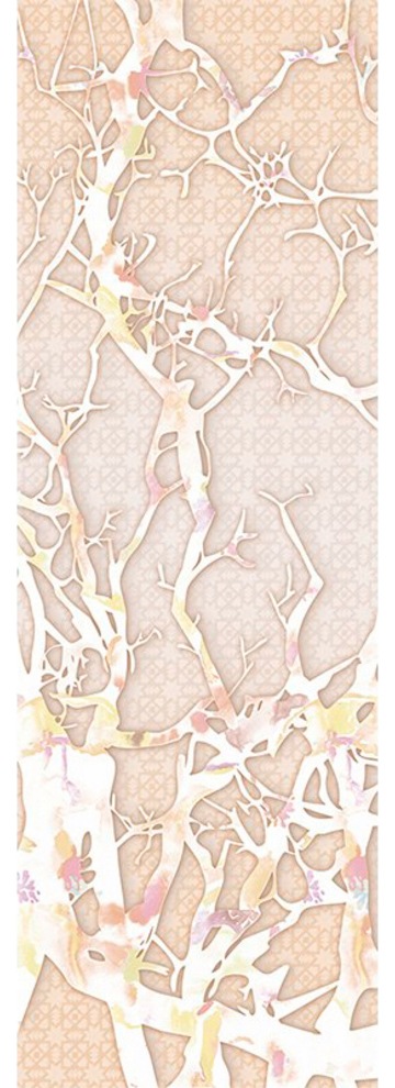 Architects Paper Fototapete "Mystical" Motiv Strukturmuster gemustert leicht strukturiert Floral Tapete Äste Panel Tapeten Wohnzimmer modern Design Design Optik