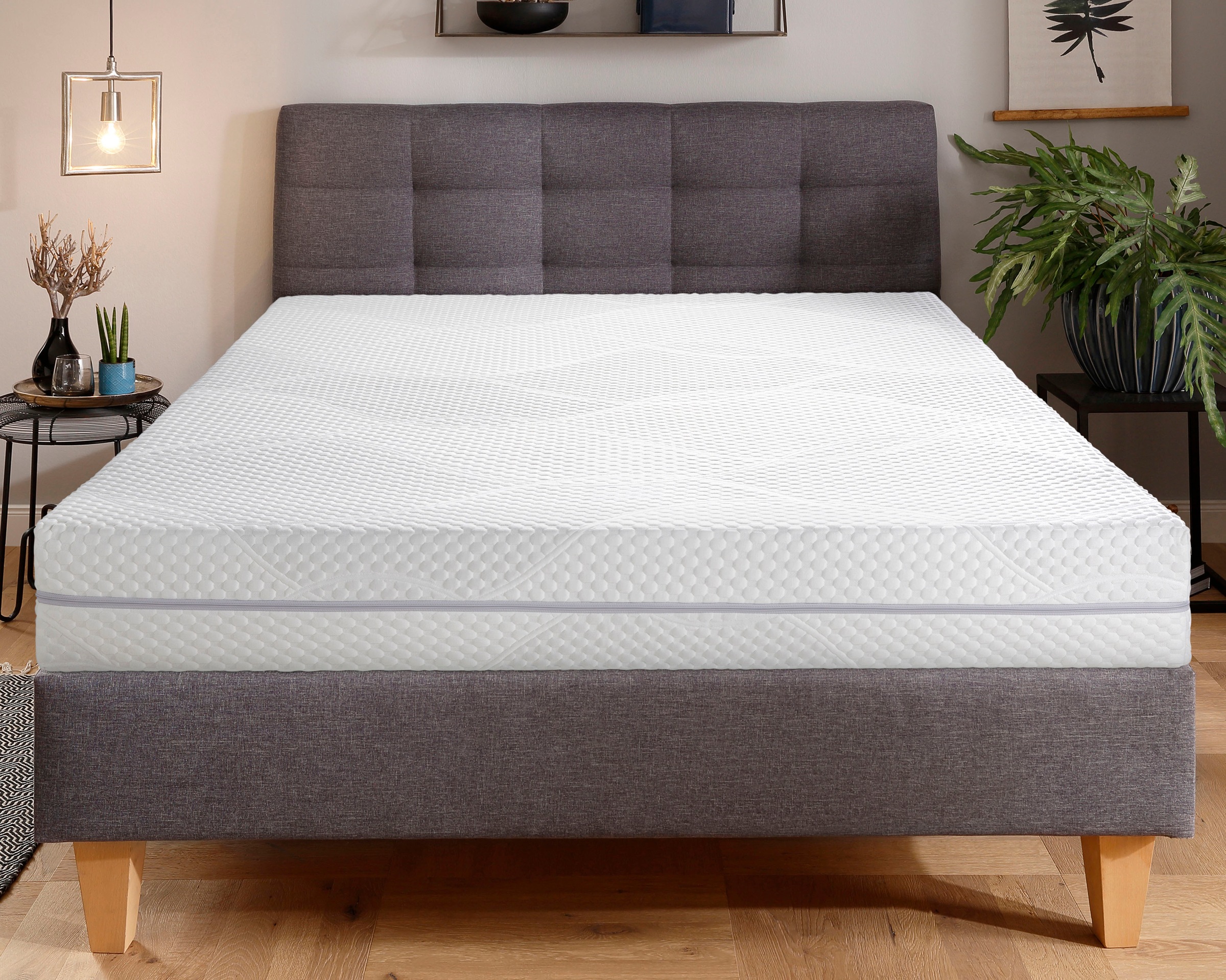 Hemafa Gelschaummatratze "Watergel 2400 KS" 23 cm hoch Raumgewicht: 45 kg/m günstig online kaufen