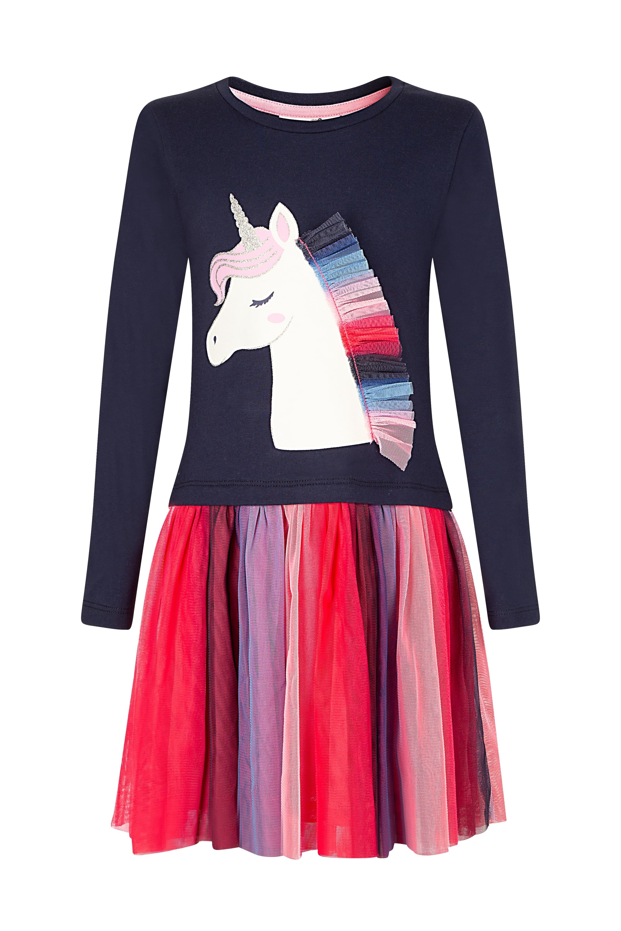 HAPPY GIRLS Mädchen Sommerkleid "dress", blau, Gr. 116, Stoff, 100% Baumwolle, Kleider