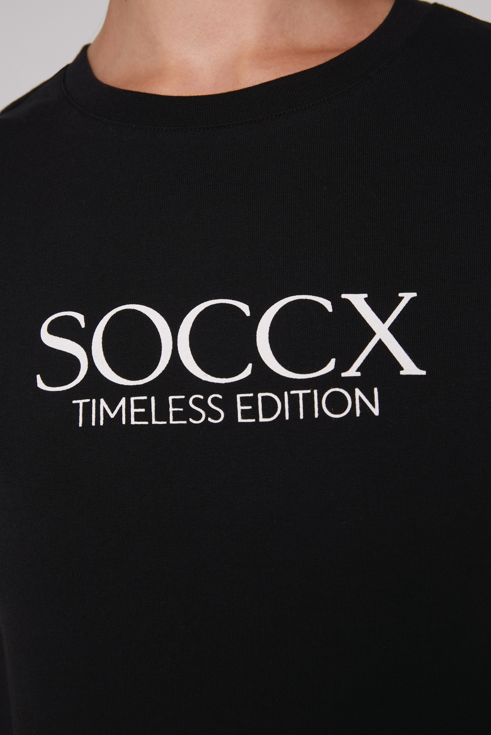 SOCCX Rundhalsshirt, aus Baumwolle
