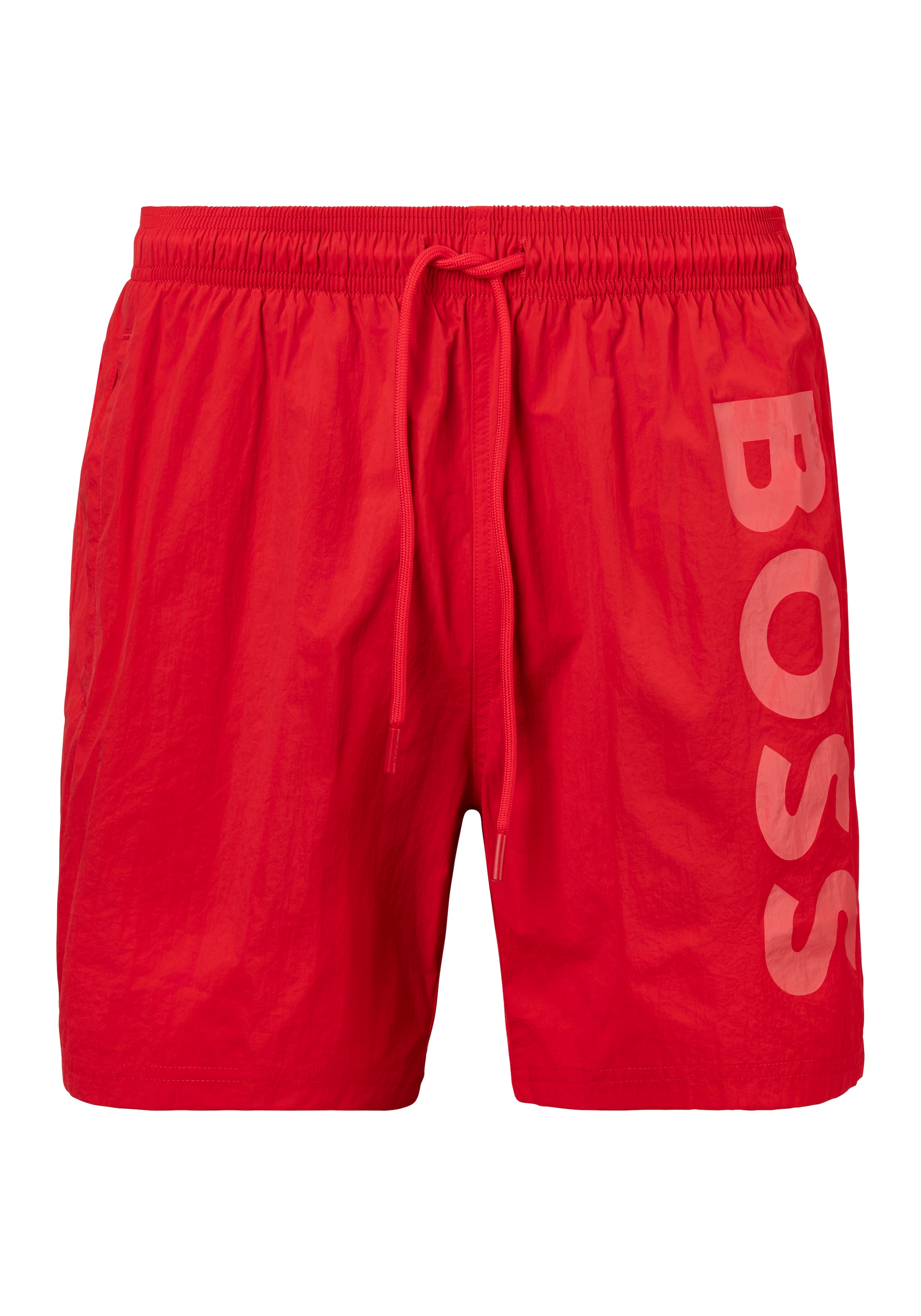 BOSS Badeshorts "Octopus", mit kontrastfarbenem BOSS Logo-Schriftzug auf dem Bein