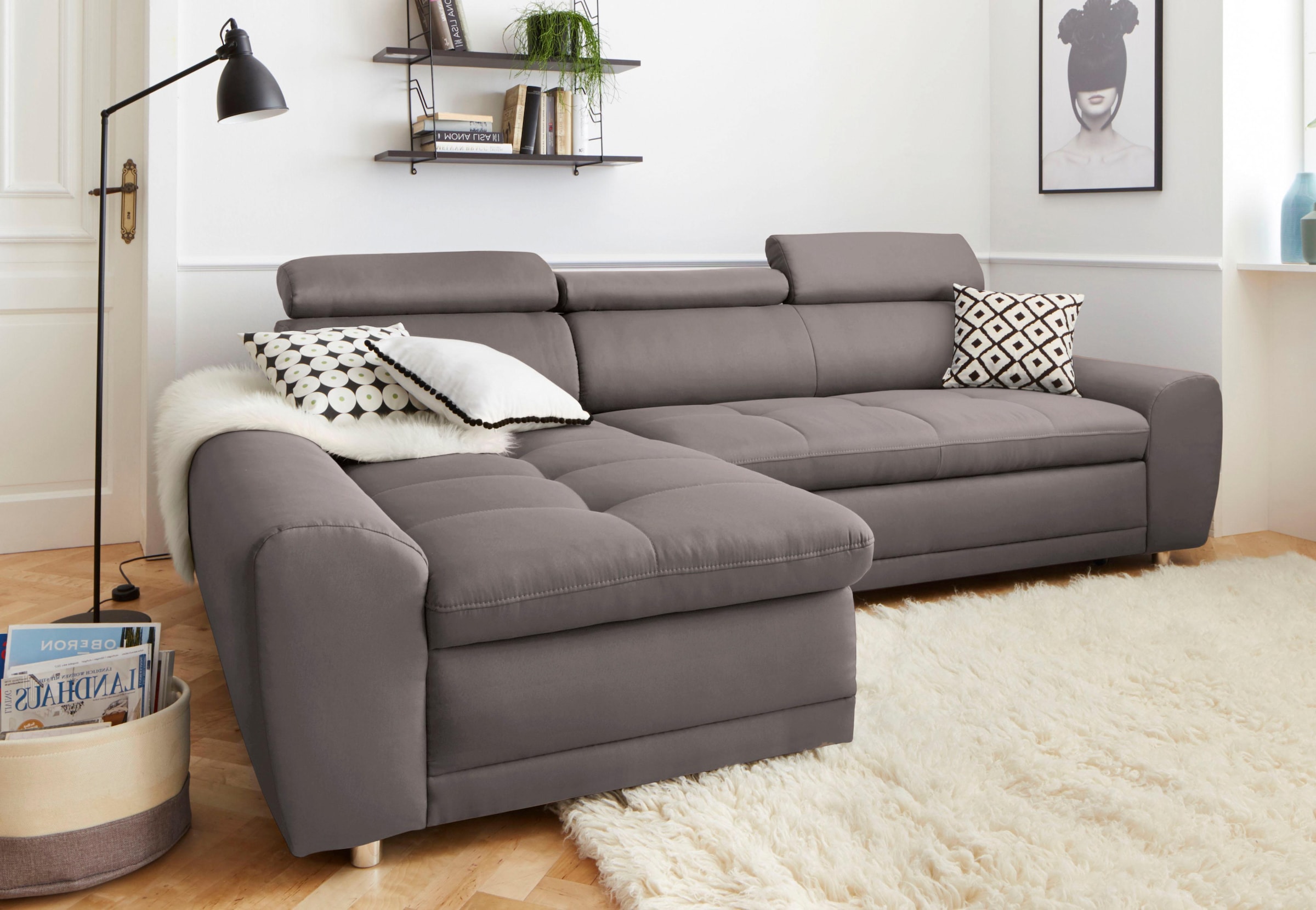 sit&more Sit&more Ecksofa »Riva L-Form« su Kopt...