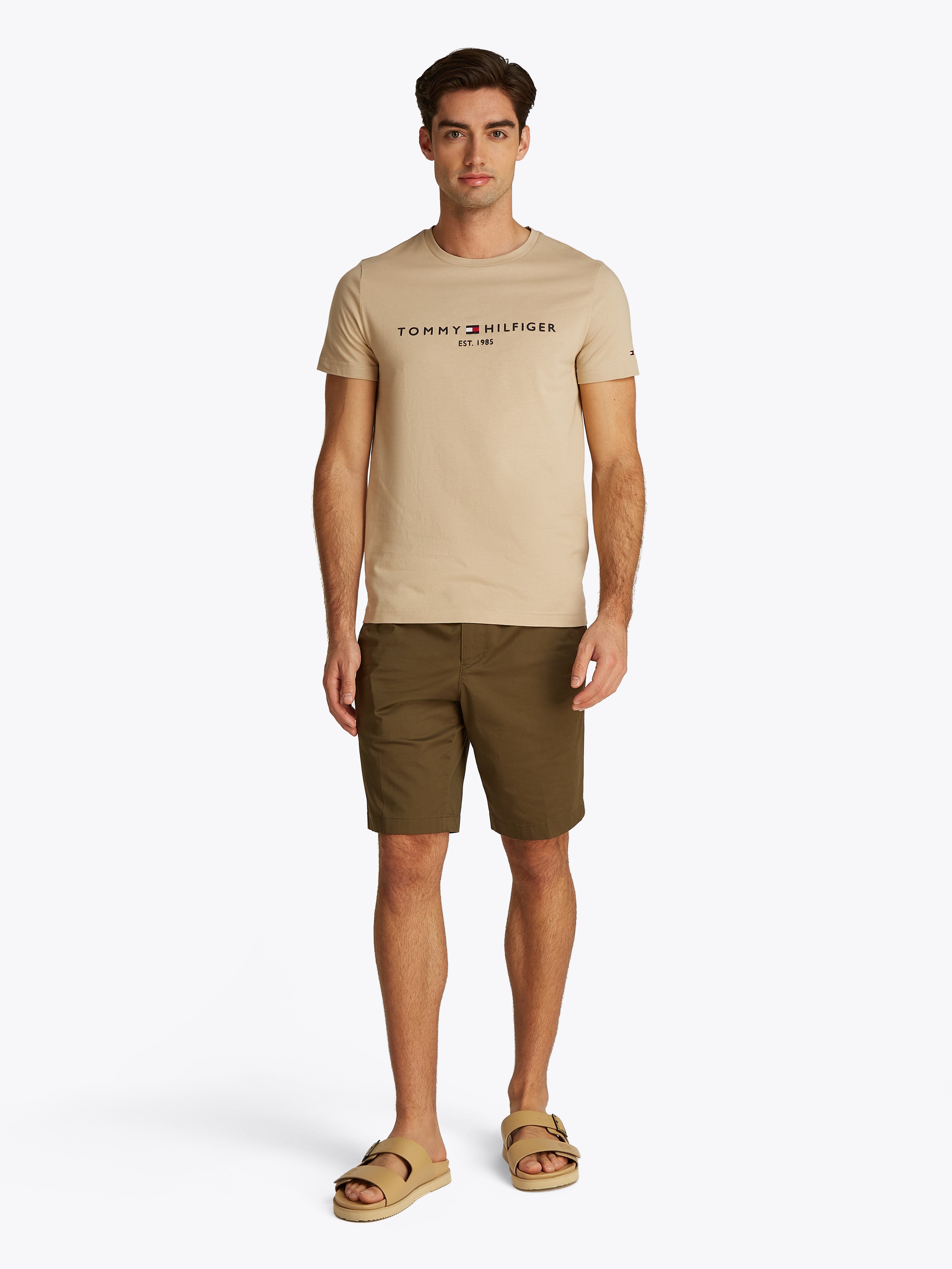 Tommy Hilfiger T-Shirt »TOMMY LOGO TEE«, aus reiner, nachhaltiger Baumwolle