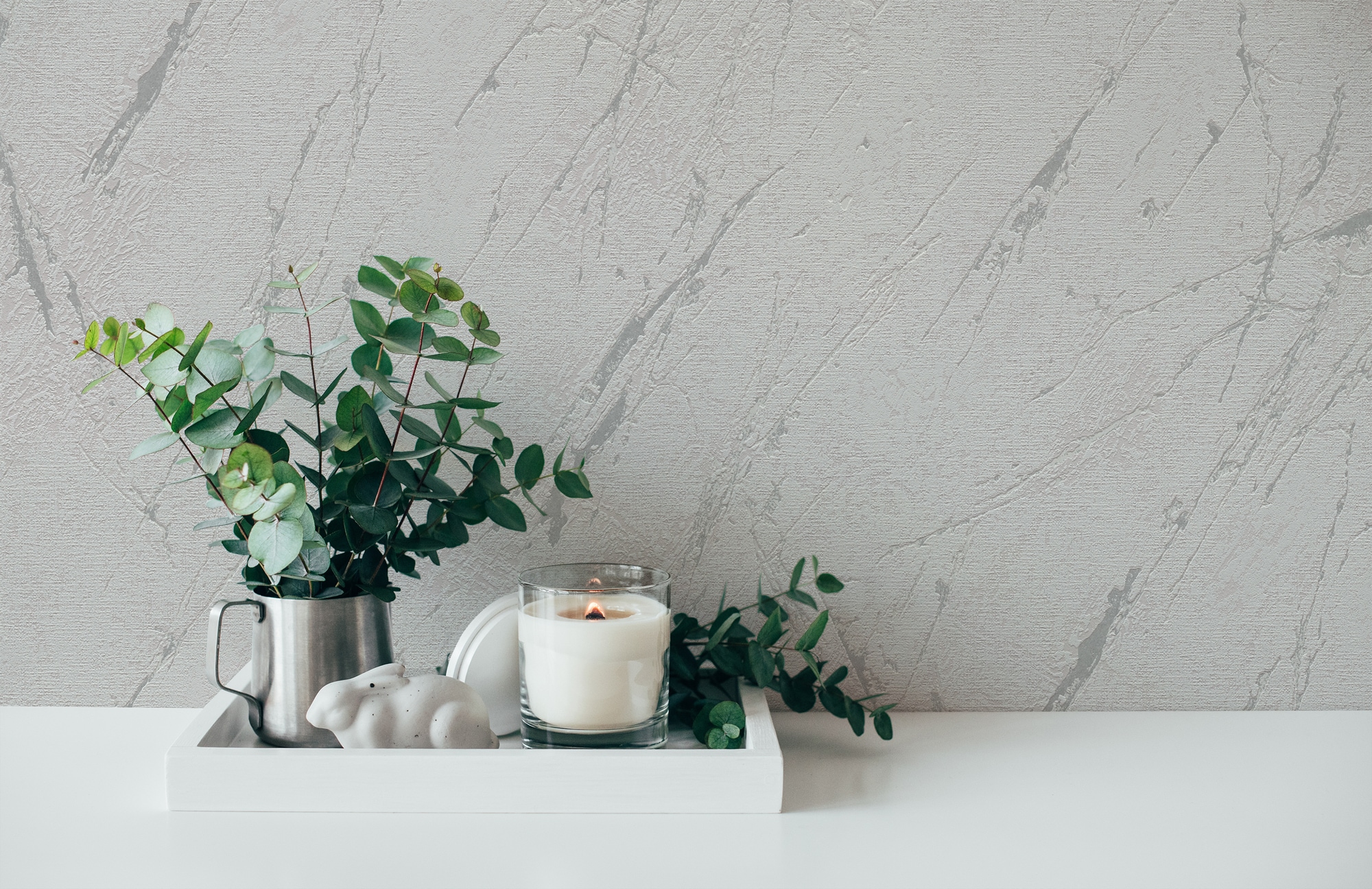 A.S. Création Vliestapete »Casual Living Marmor-Tapete Mustertapete Stein-Optik Steinoptik«, leicht glänzend, Vliestapete Marmor für Schlafzimmer Küche Wohnzimmer Marmoroptik Flur