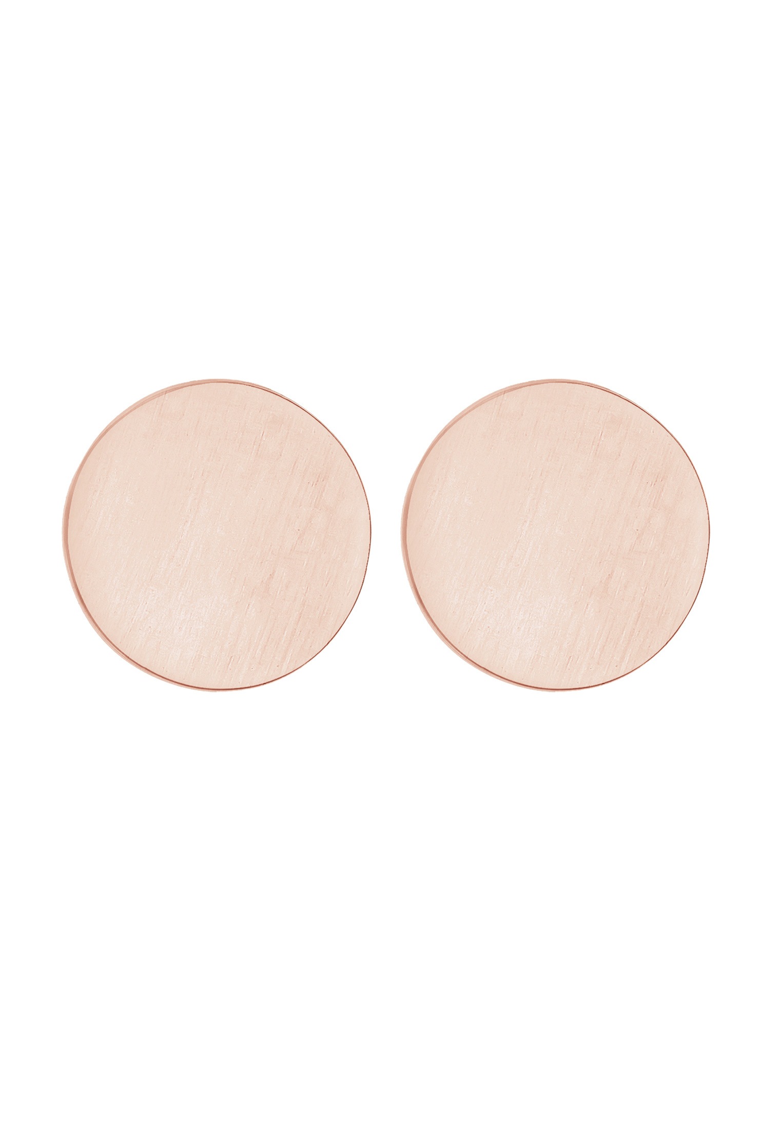 Elli Paar Ohrstecker »Ohrstecker Geo Kreis Matt Basic Cool 925er Silber«