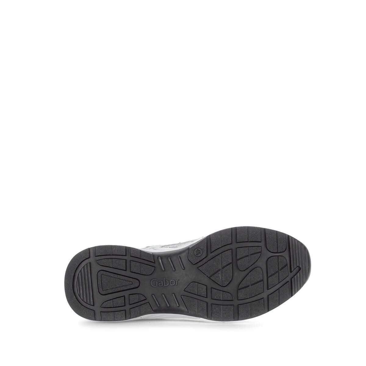 Sneaker GABOR "Sneaker low", Damen, Gr. 43, silber, Schuhe Sneaker 9