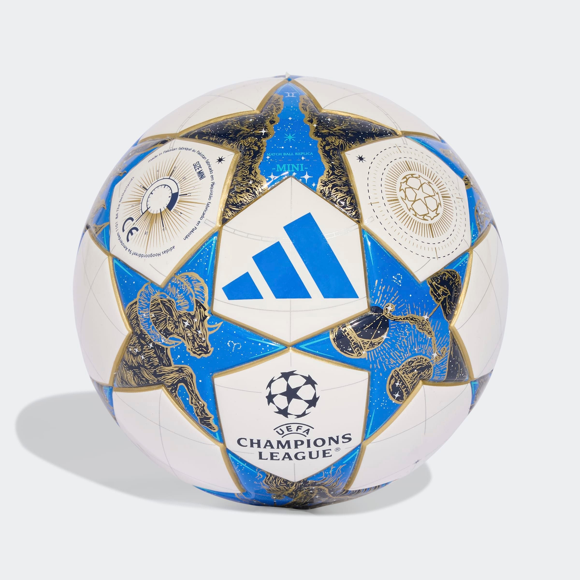 Fußball "UCL MINI", 1, 0,4 g, weiß, ADIDAS PERFORMANCE, B:22,3cm H:17,3cm T:22cm, Bälle, Champions League