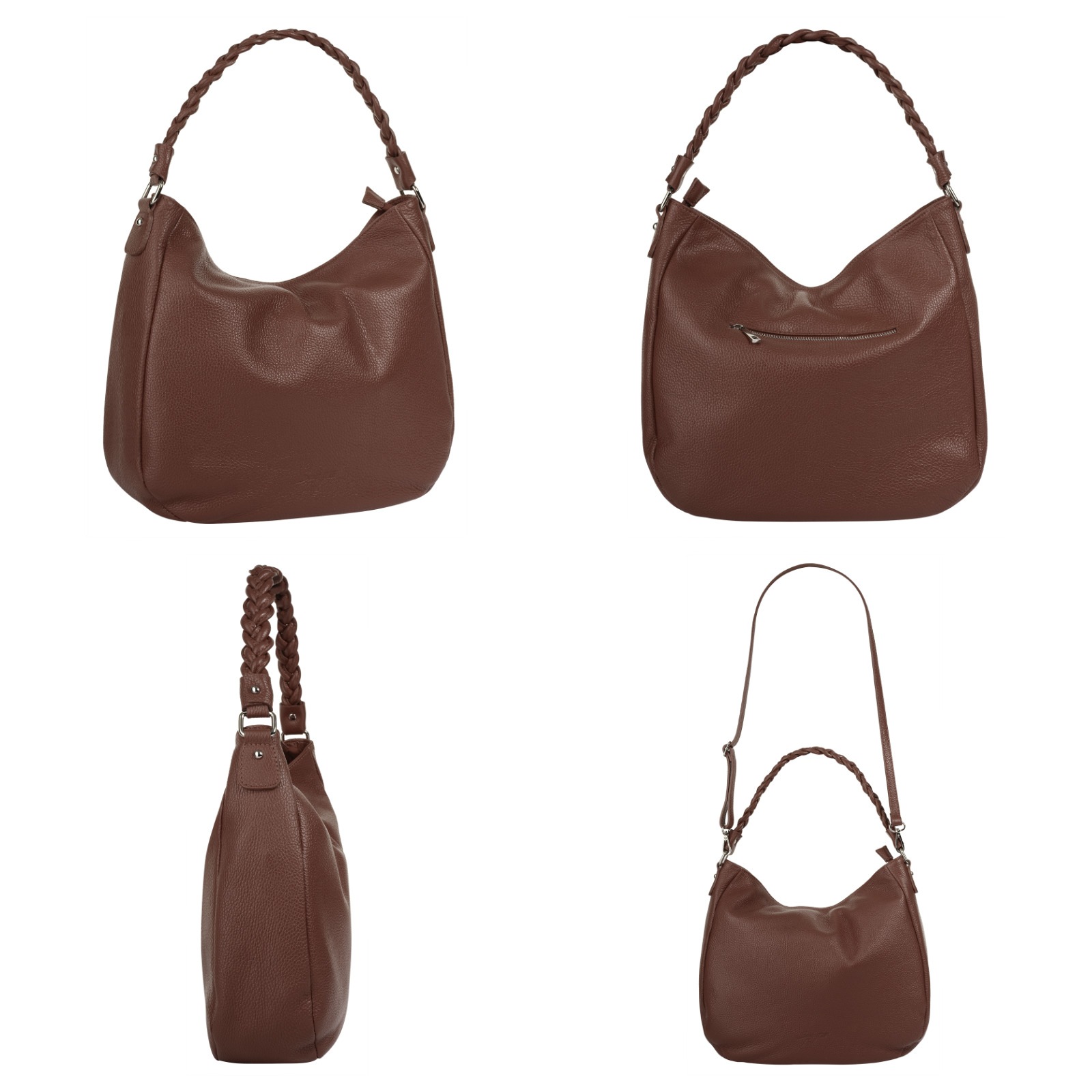 Samantha Look Henkeltasche, echt Leder, Made in Italy günstig online kaufen