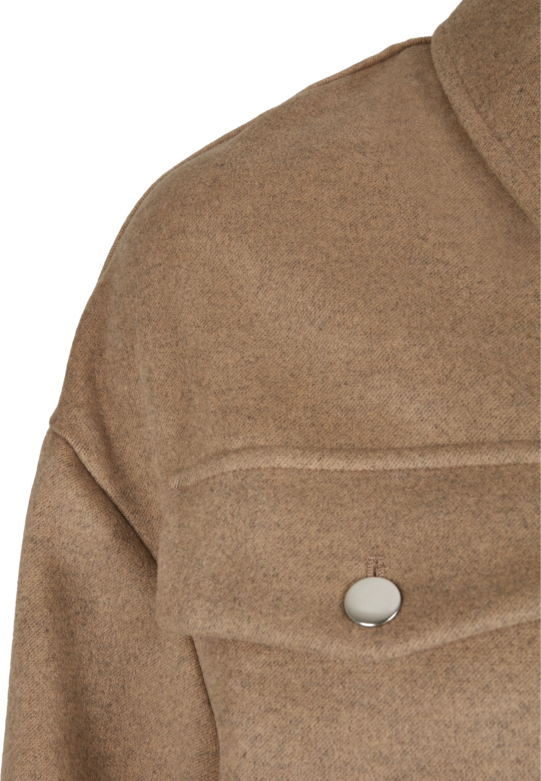 URBAN CLASSICS Kurzarmshirt »Urban Classics Damen Ladies Classic Overshirt« 1