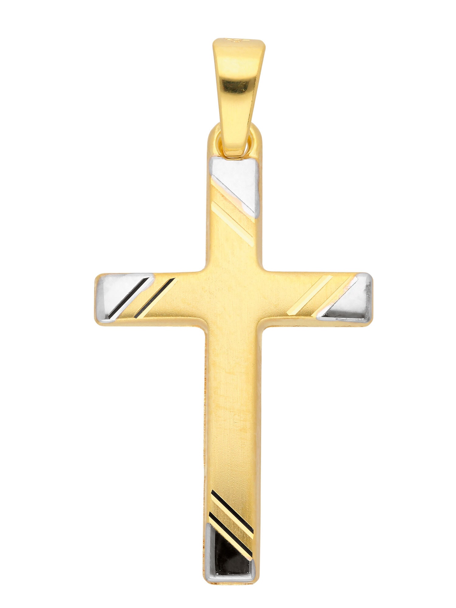 Adelia´s Kettenanhänger »585 Gold Kreuz Herren & BAUR | für Damen Anhänger«, Goldschmuck