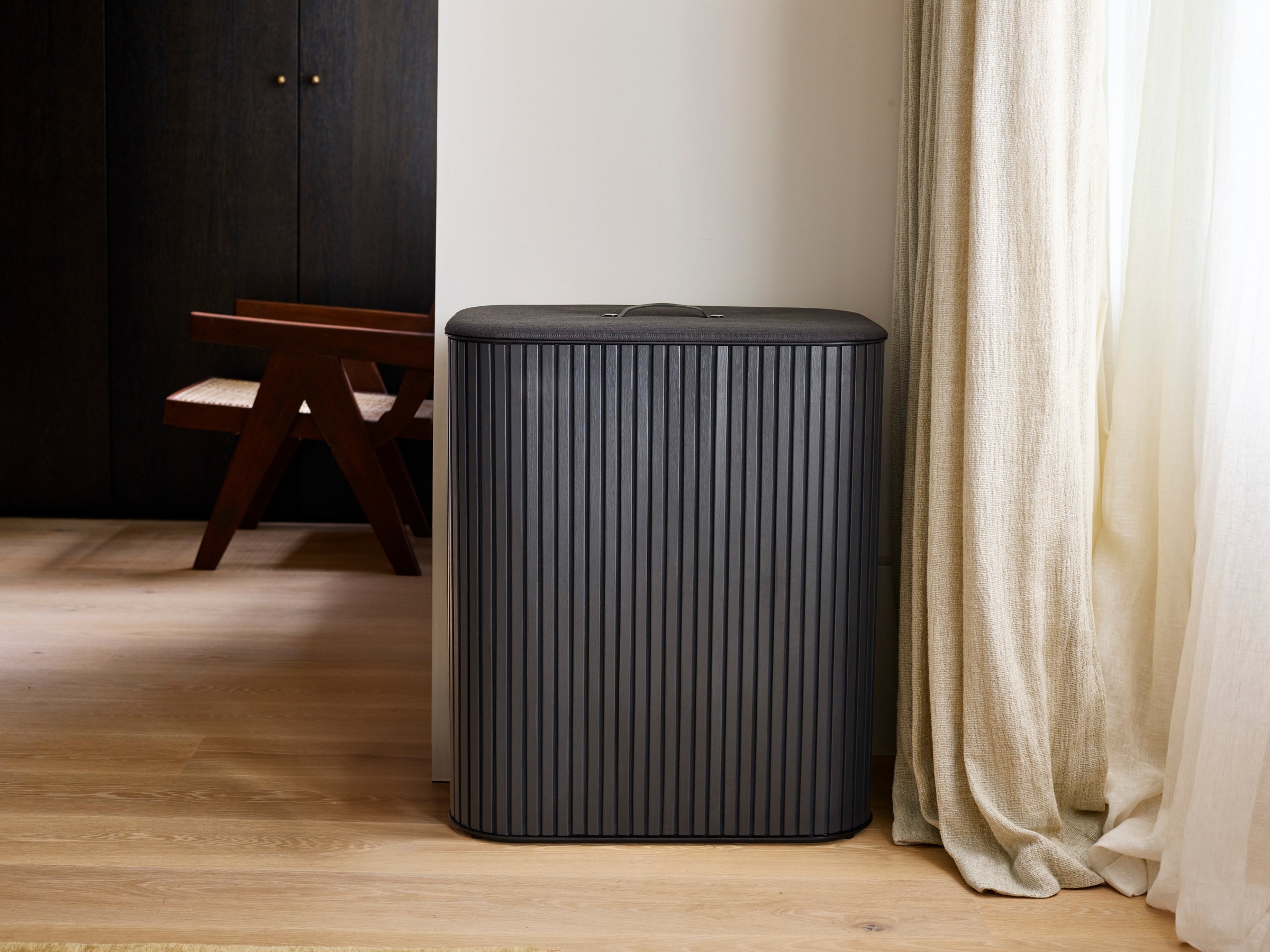 Tota Trio Luxe 90L Black Laundry Separation Basket