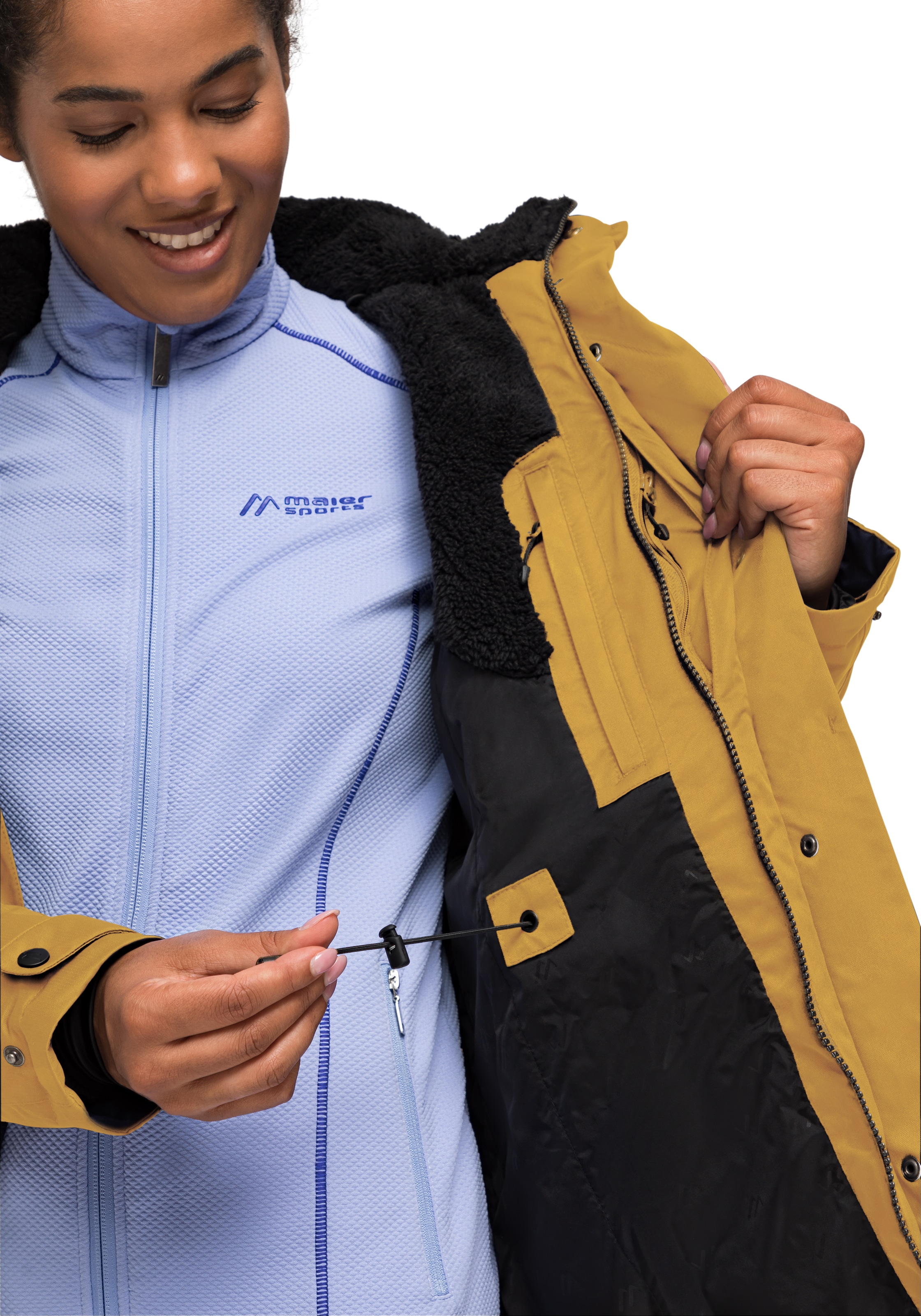 vollem Funktionsjacke 2«, »Lisa BAUR | mit Outdoor-Mantel bestellen Maier Wetterschutz Sports für