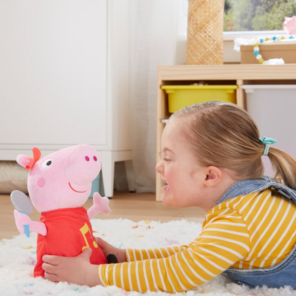 Hasbro Plüschfigur »Peppa Pig, Grunz-mit-mir-Peppa«