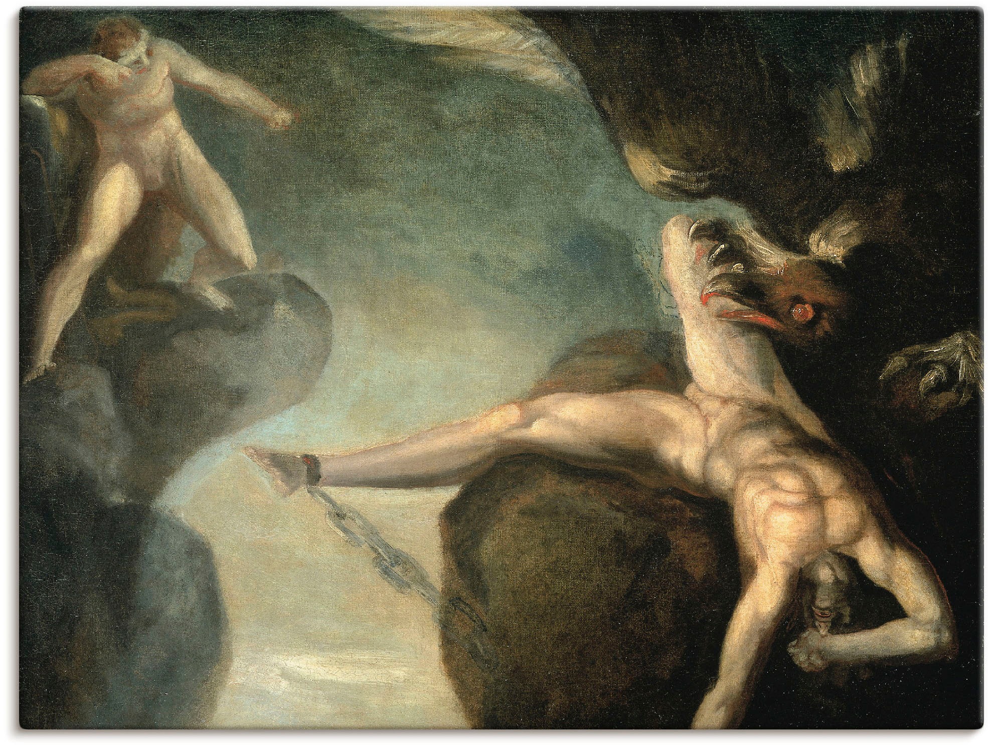 Artland Wandbild »Prometheus wird kaufen als Götter, von (1 Wandaufkleber Poster gerettet«, | BAUR Leinwandbild, Hercules oder St.), versch. in Größen