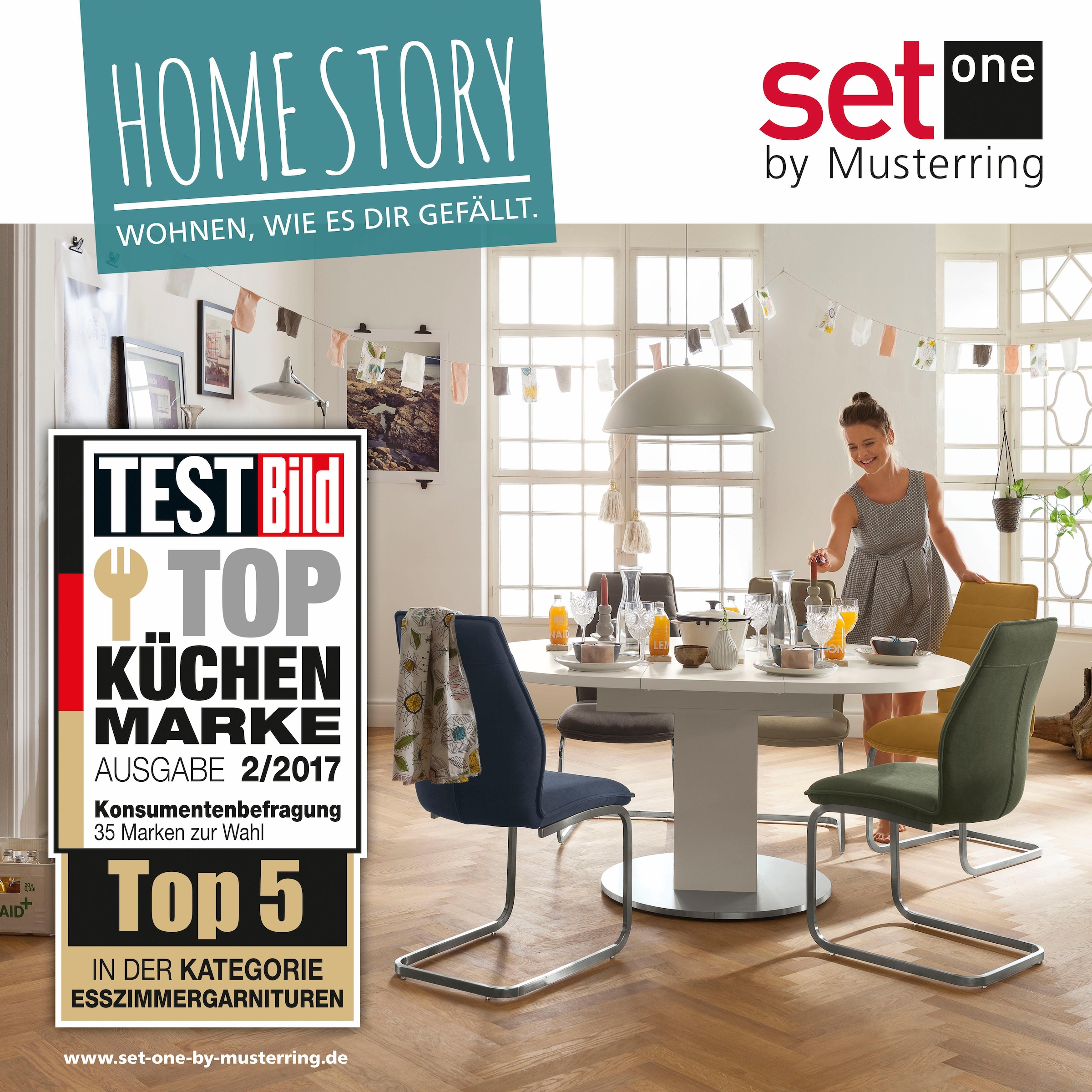 kaufen one Serie set passend Musterring Esstisch | »york by BAUR mit »Atlanta«, Auszugsfunktion, zur