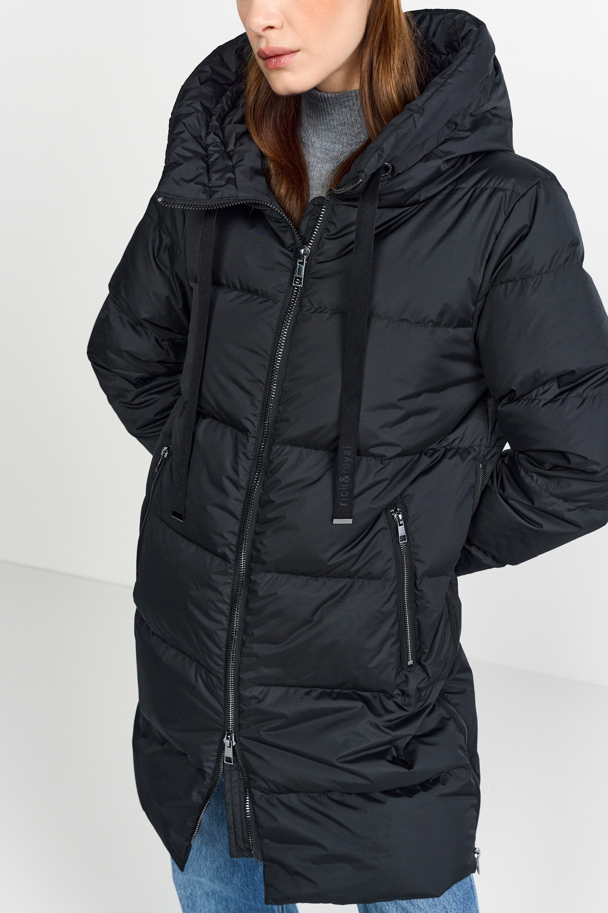 RICHROYAL Steppmantel oversized, mit Reißverschlüssen an den Seiten, Winter günstig online kaufen