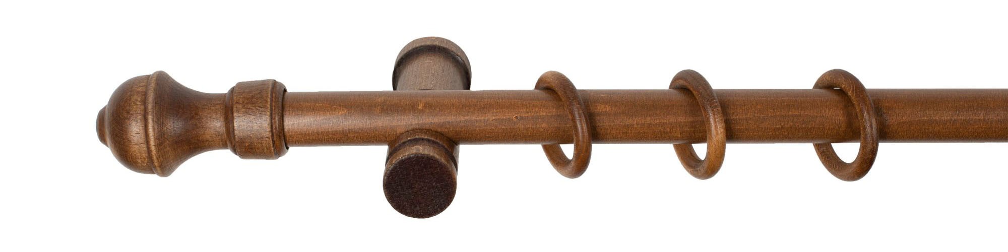 SN DECO GROUP Gardinenstange "Ares" 1 läufig-läufig Fixmaß 28 mm, Holz, ver günstig online kaufen