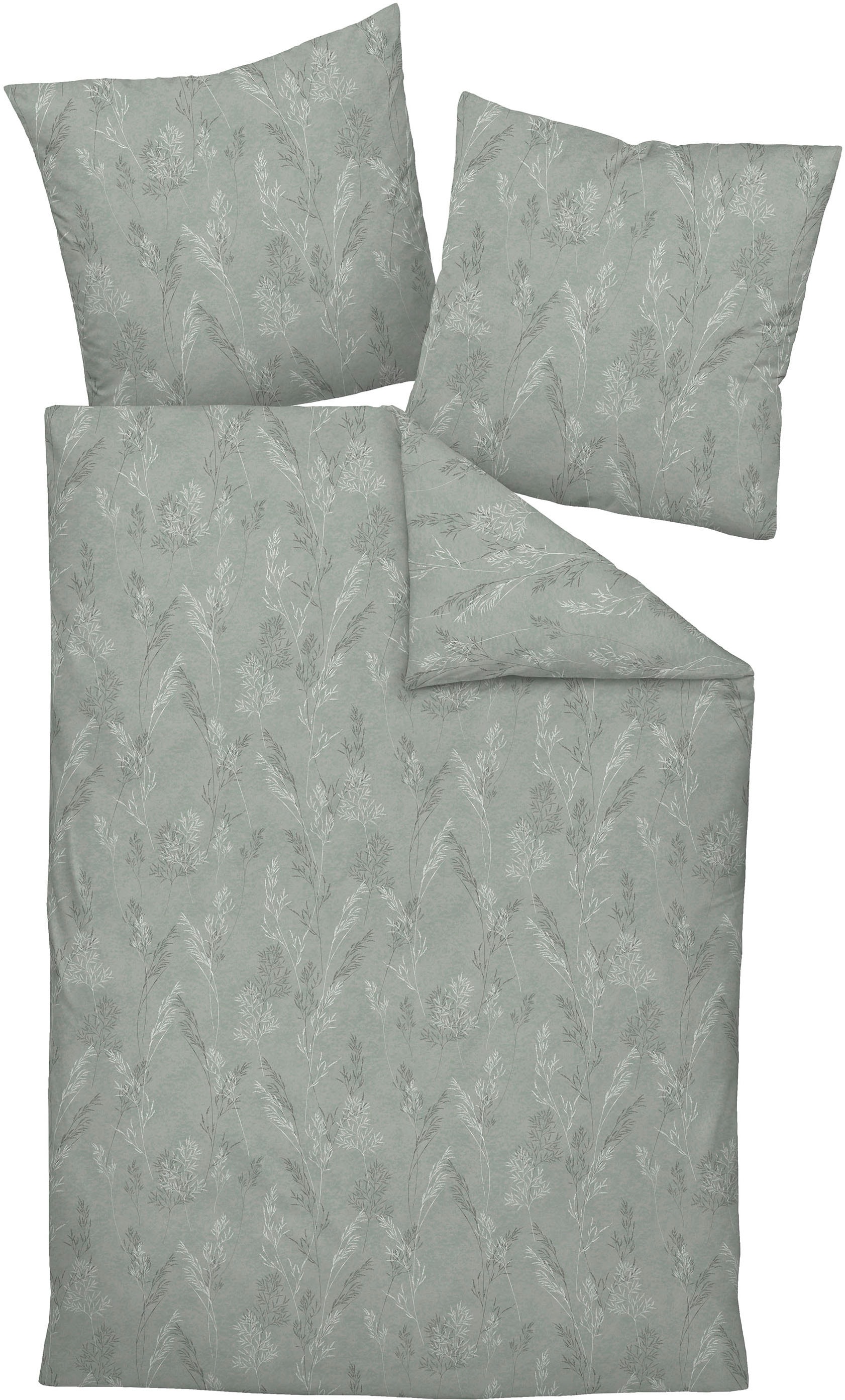 Janine Bettwäsche »Mako-Satin45093 06«, mit Reissverschluss